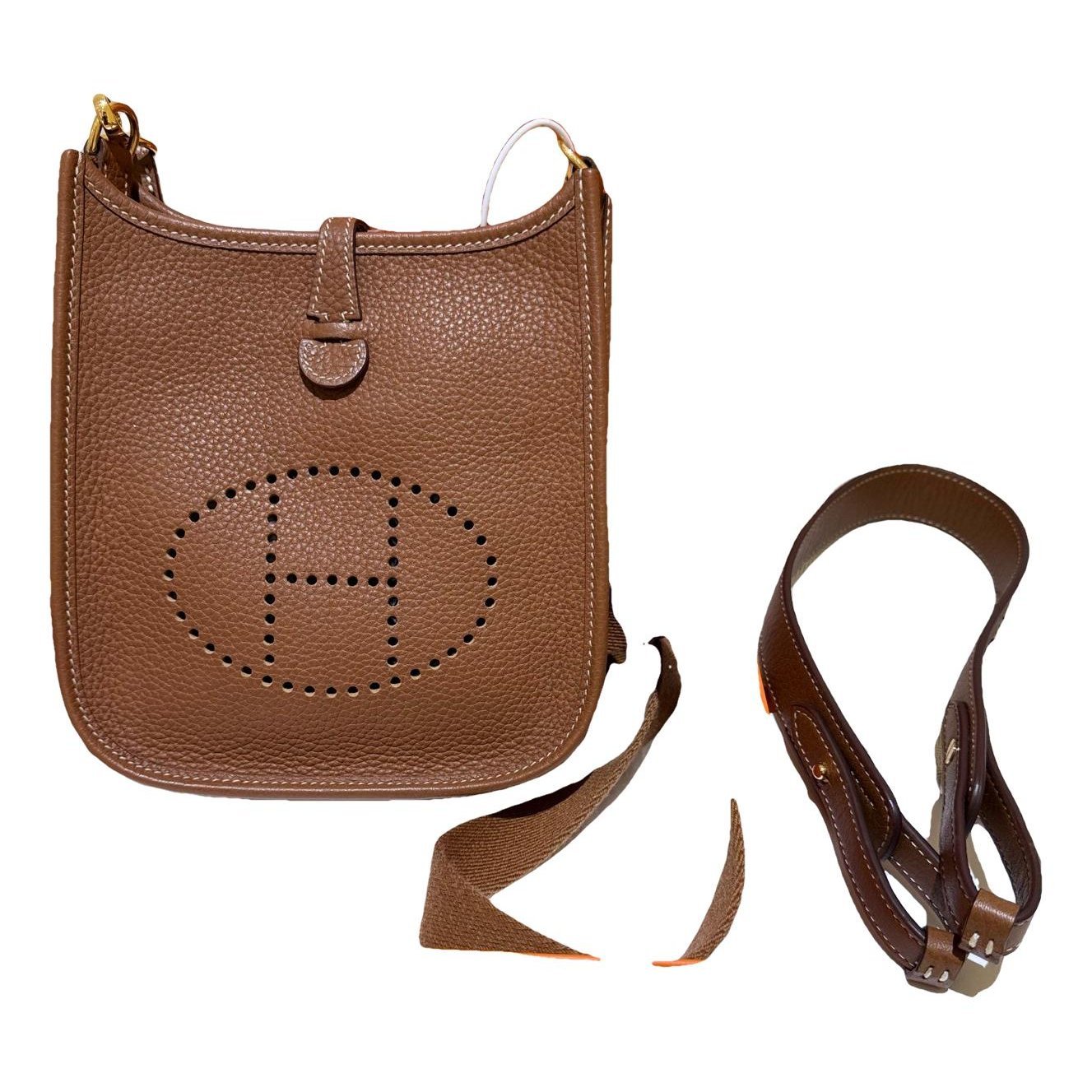 Evelyne leather handbag