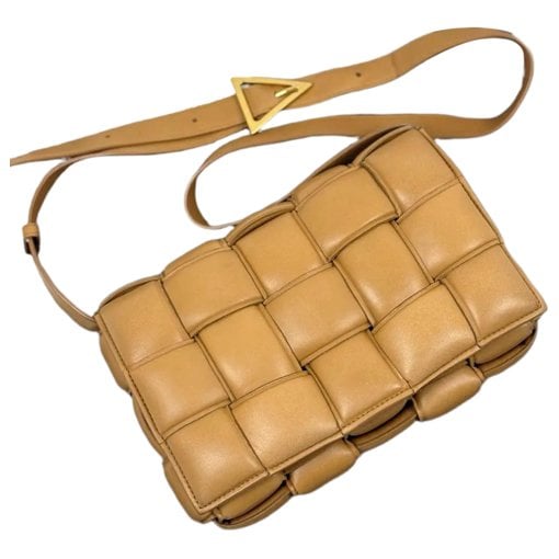 Cassette leather crossbody bag