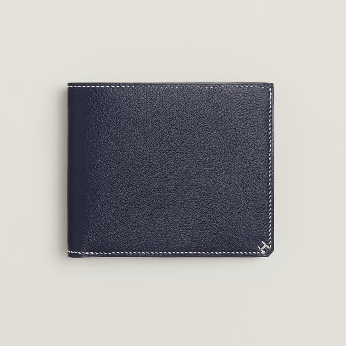 Bleu Nuit H Sellier Compact Wallet