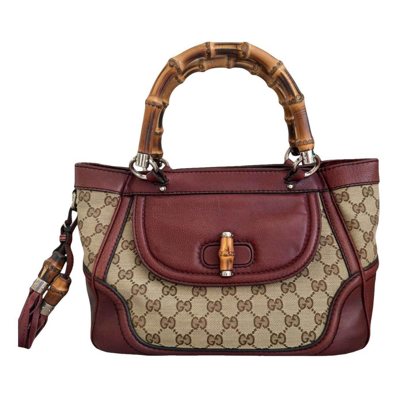 Bamboo leather tote