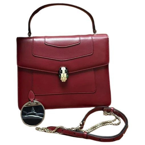 Serpenti leather handbag