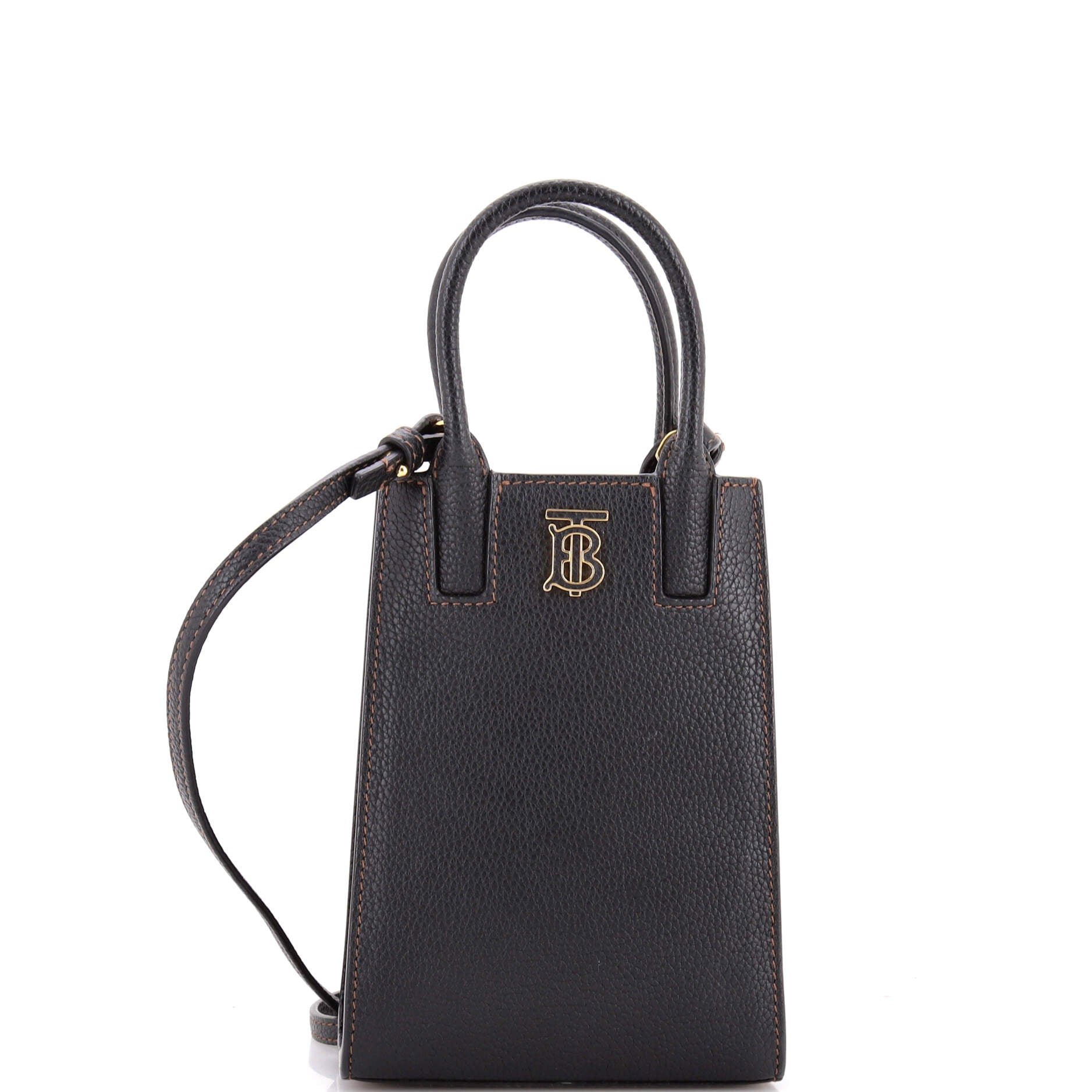 Burberry Frances Tote Leather Micro