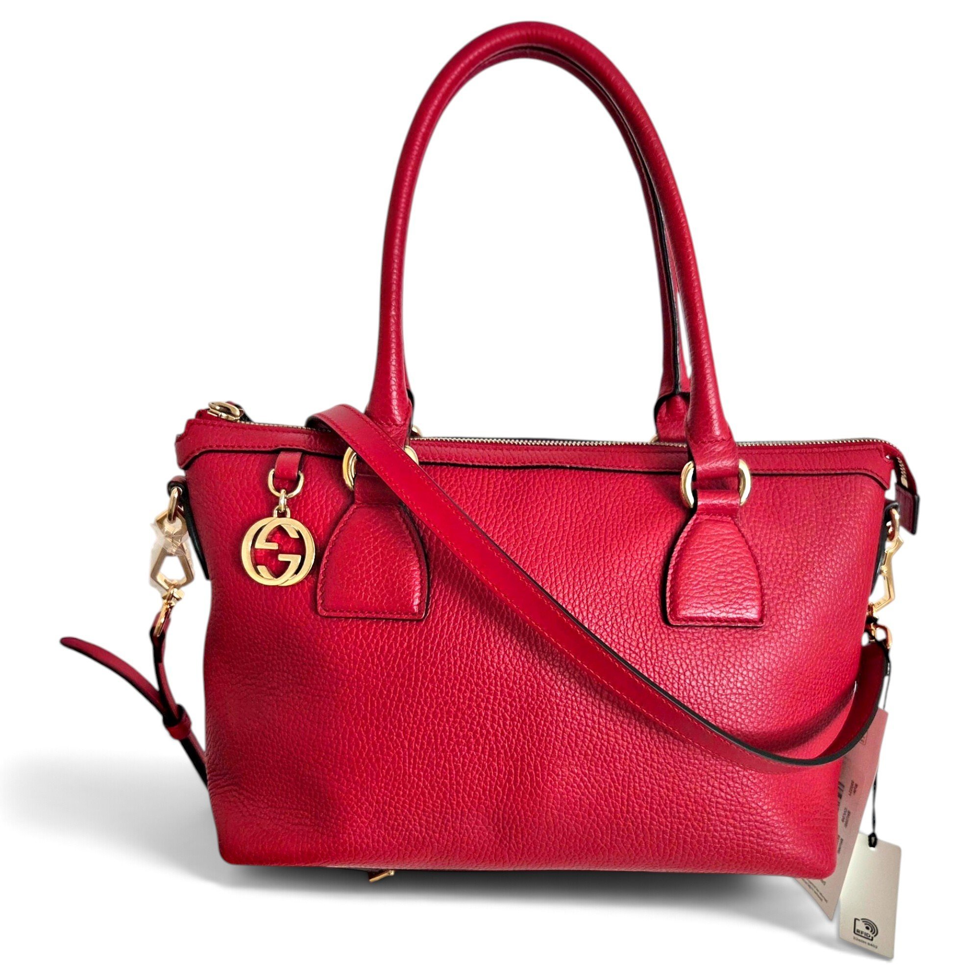 Leather handbag