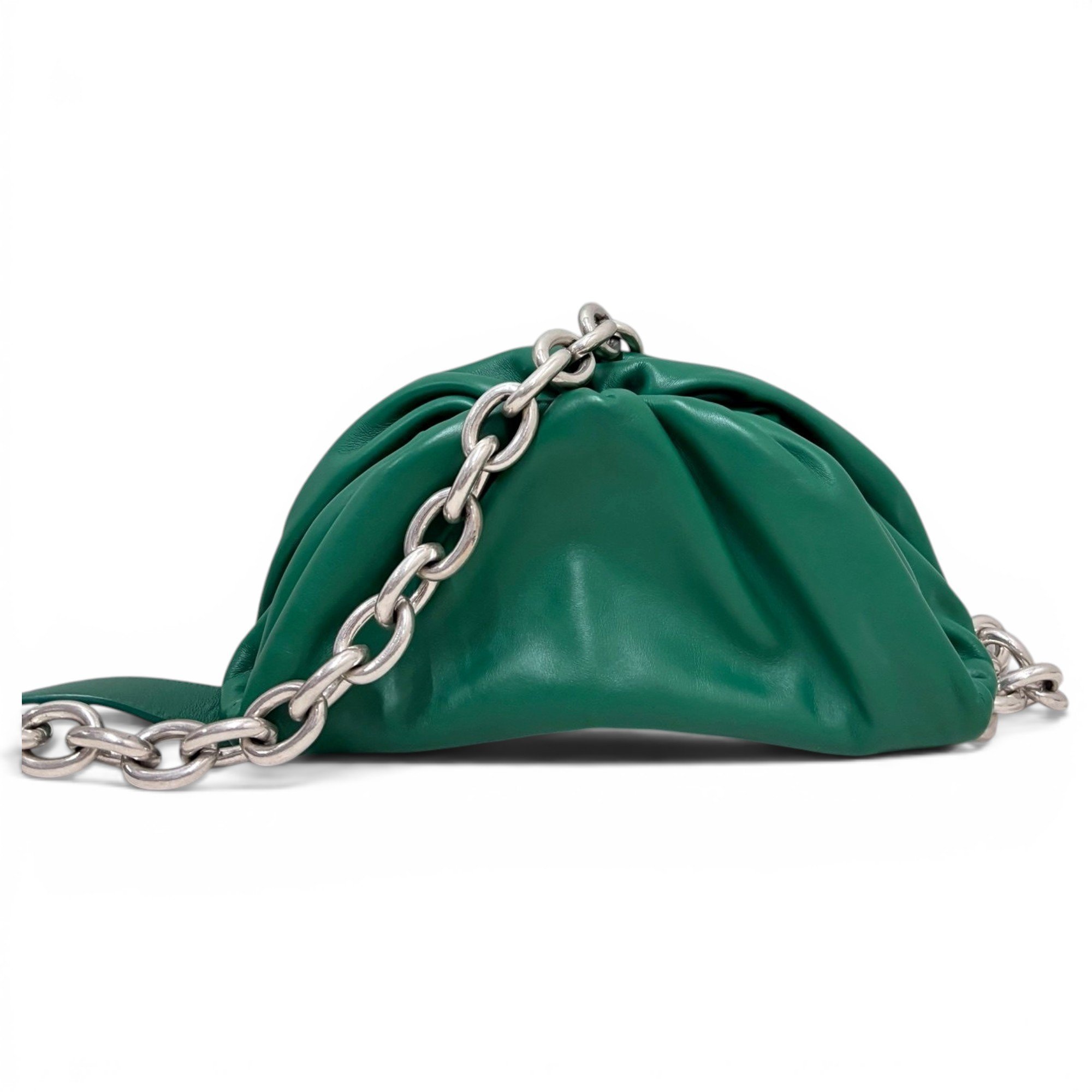 Chain Pouch leather handbag