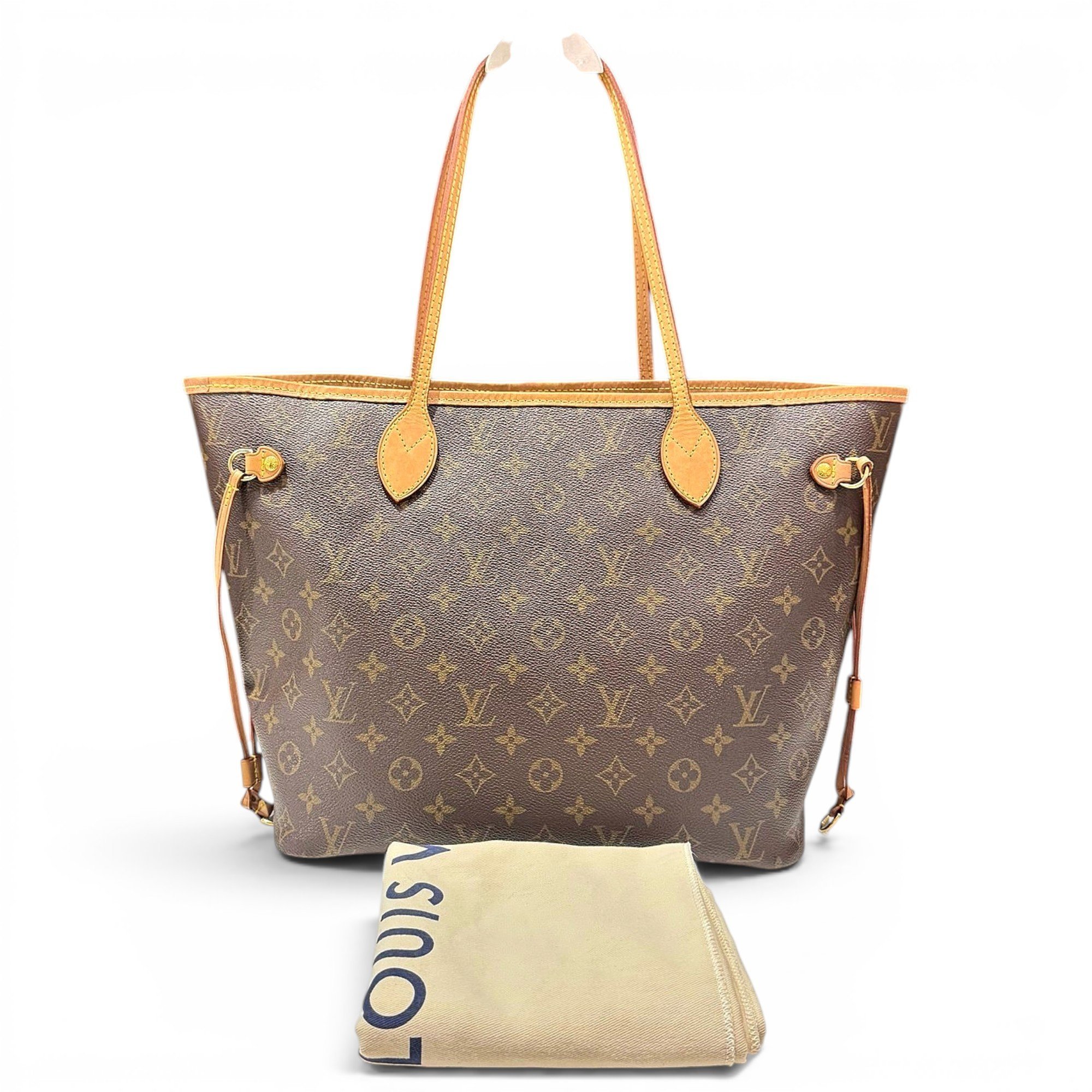 Louis Vuitton Neverfull leather handbag