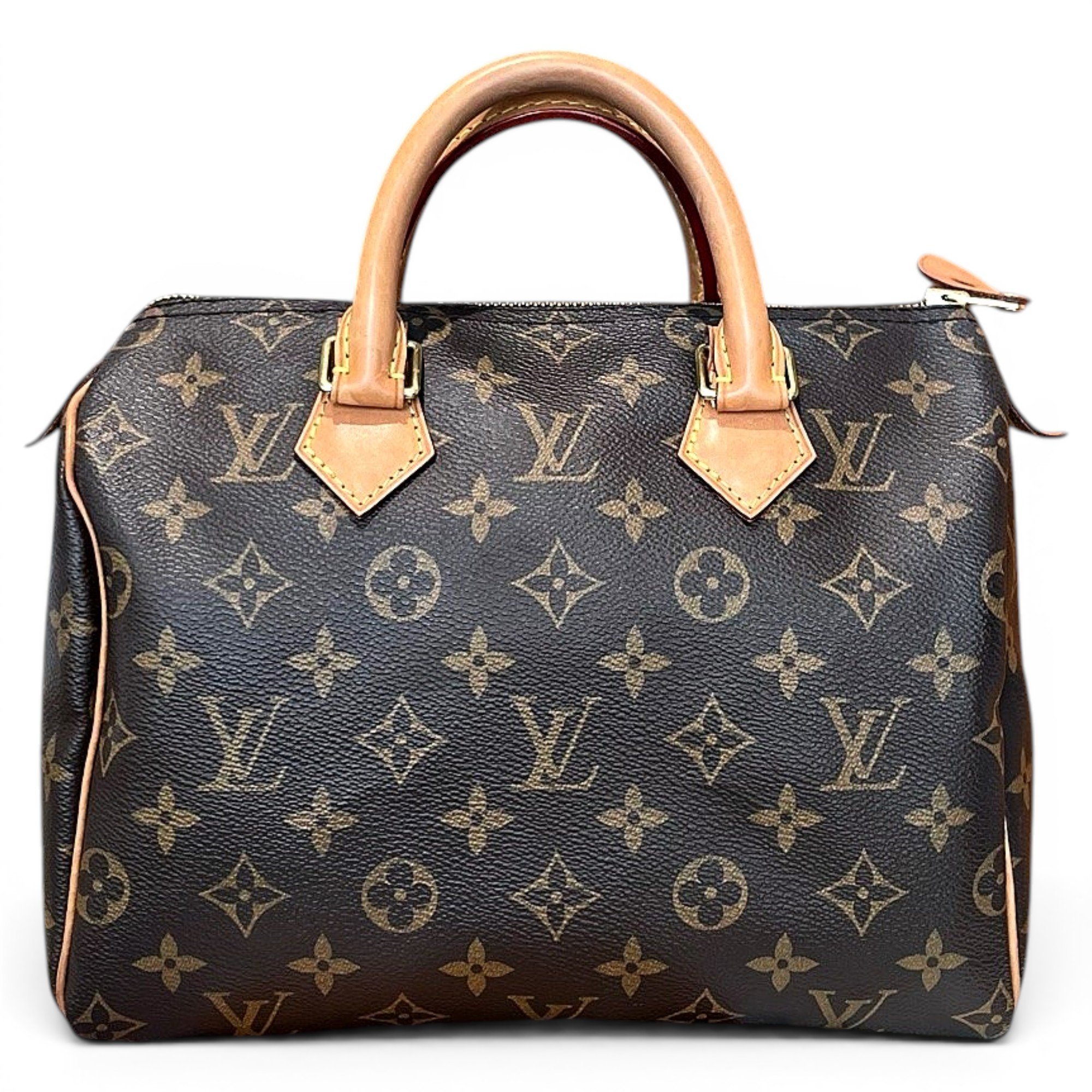 Speedy leather handbag