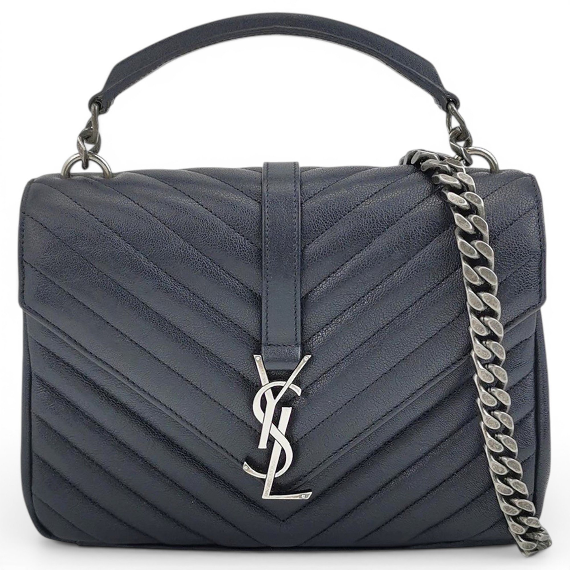 Collége monogramme leather handbag