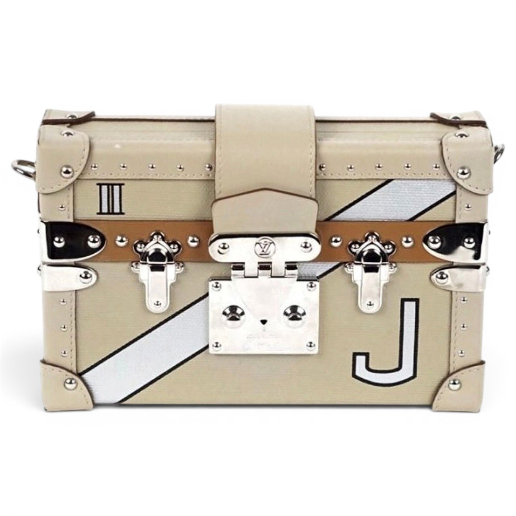 Louis Vuitton Petite Malle leather handbag
