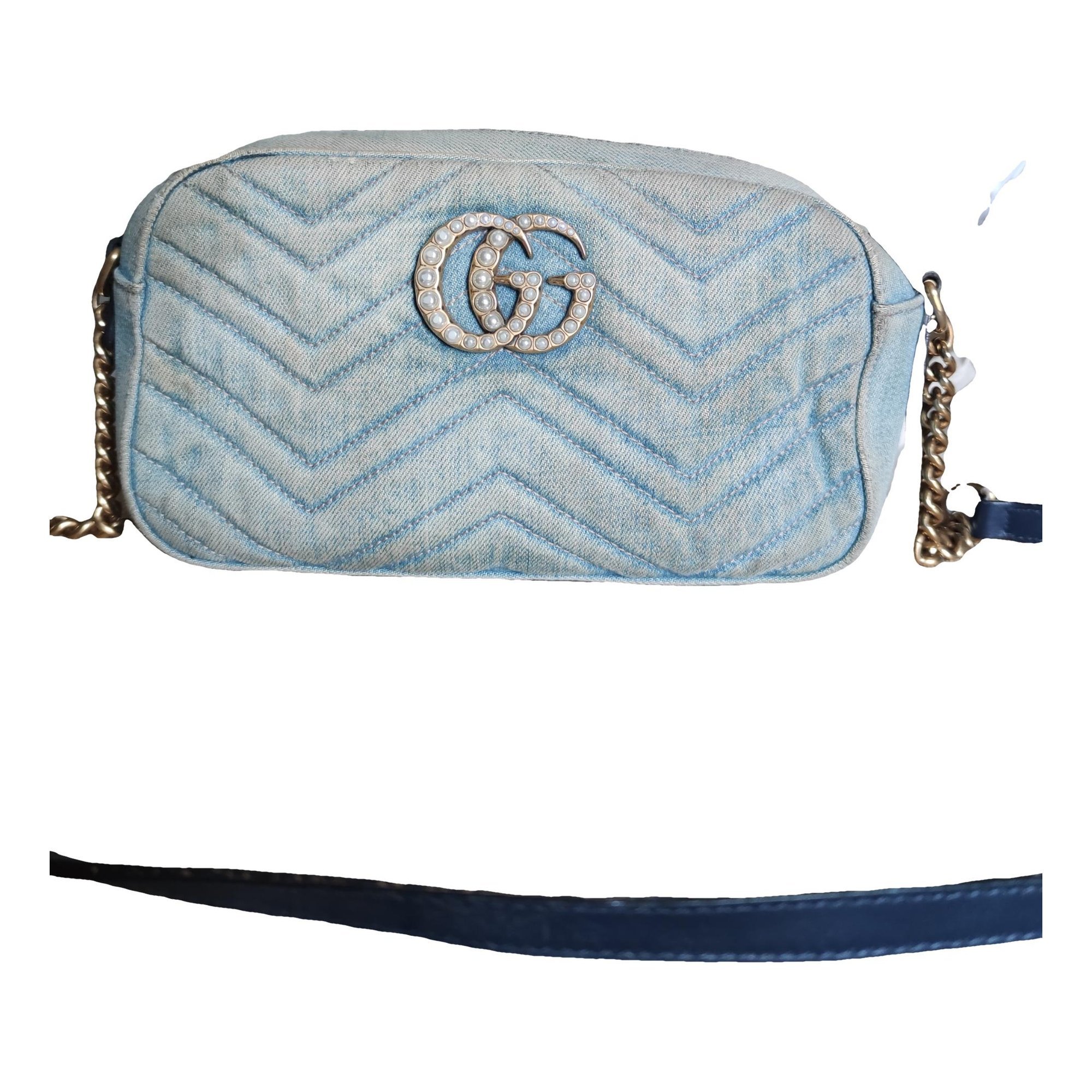 Pearly GG Marmont crossbody bag