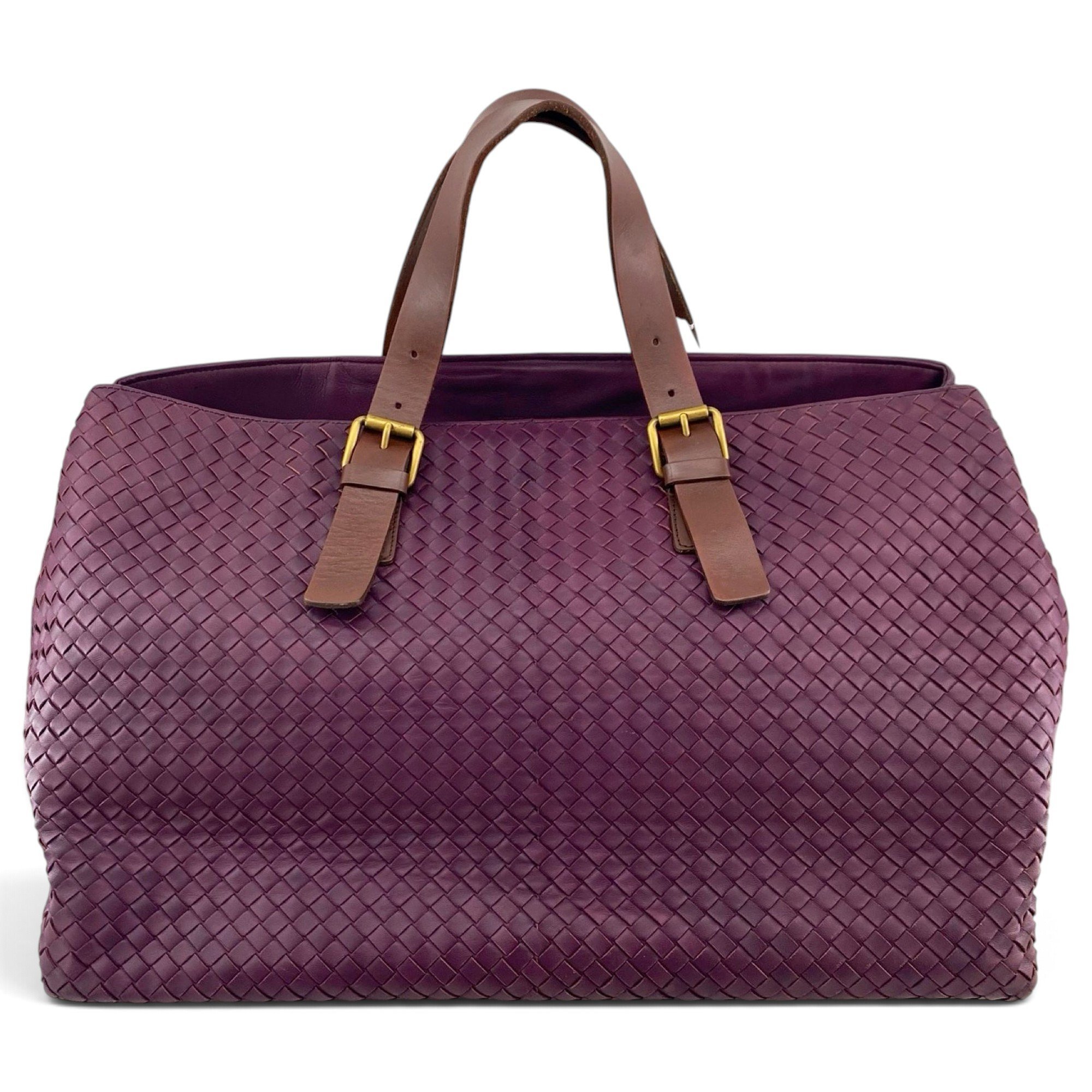 Leather tote