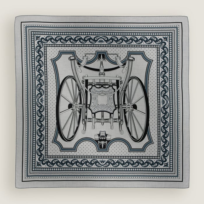 Les Roues De Phaeton Bandana Shawl 140