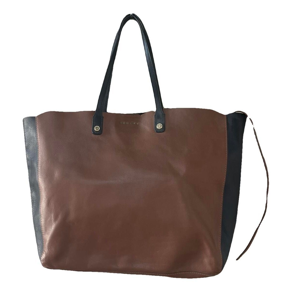 Leather tote