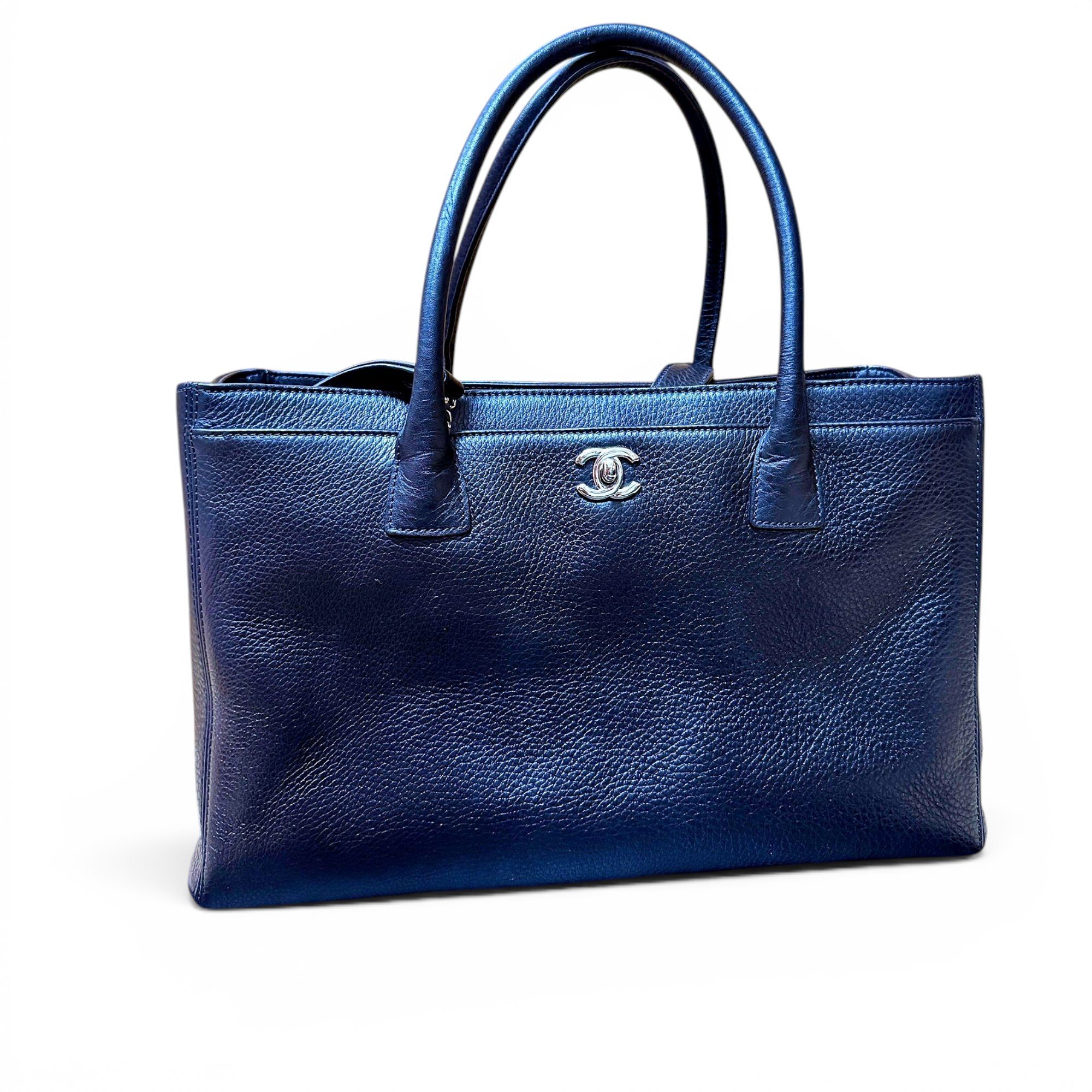 Executive leather tote