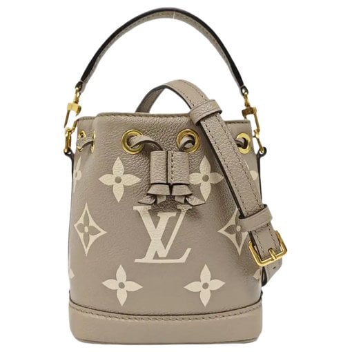 Nano Noé leather crossbody bag