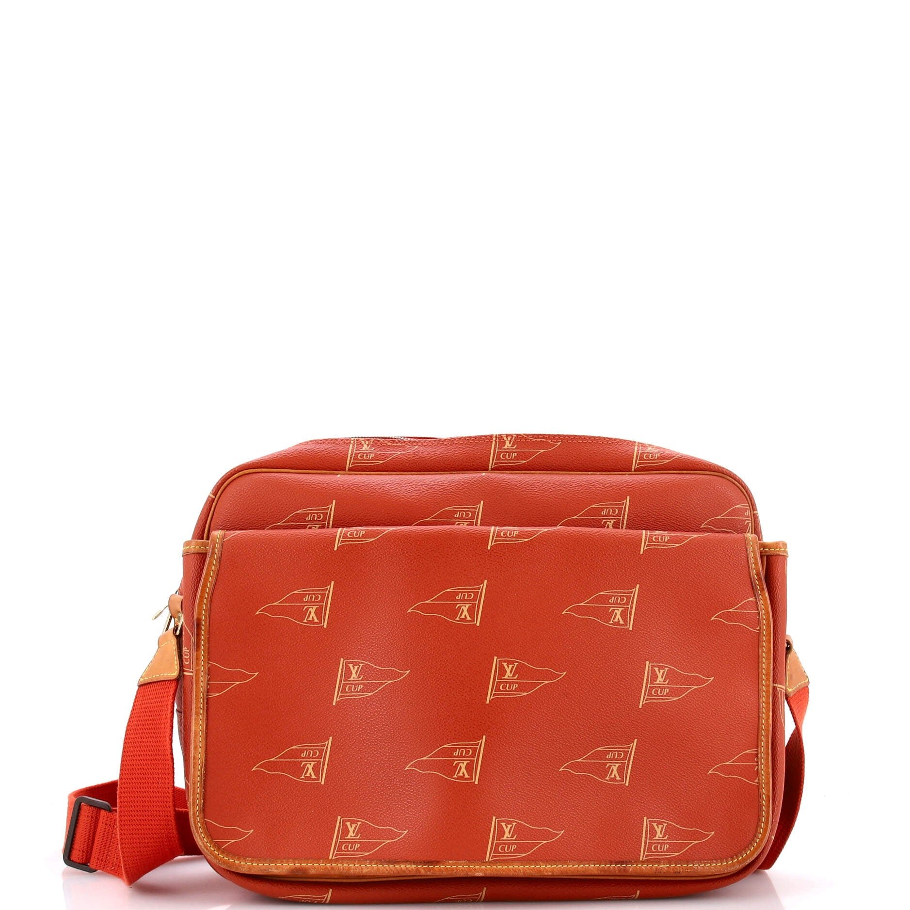 Cup Calvi Messenger Bag Coated Canvas