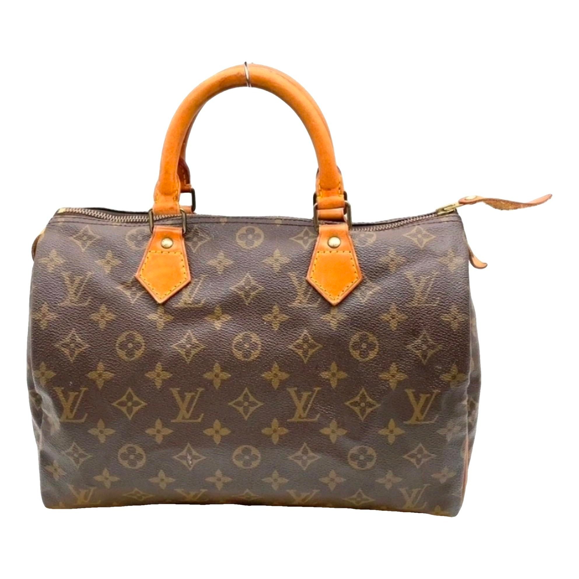 Speedy leather handbag