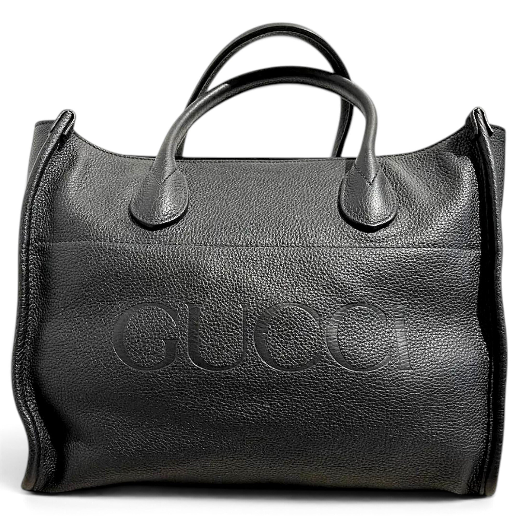 Gucci B leather tote