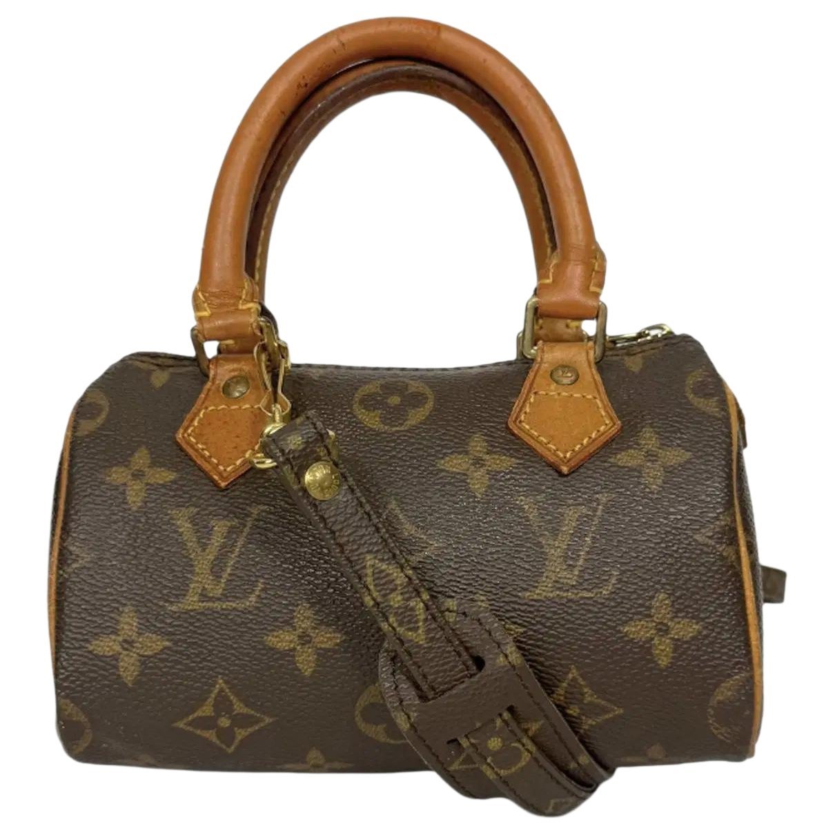 Nano Speedy / Mini HL leather handbag