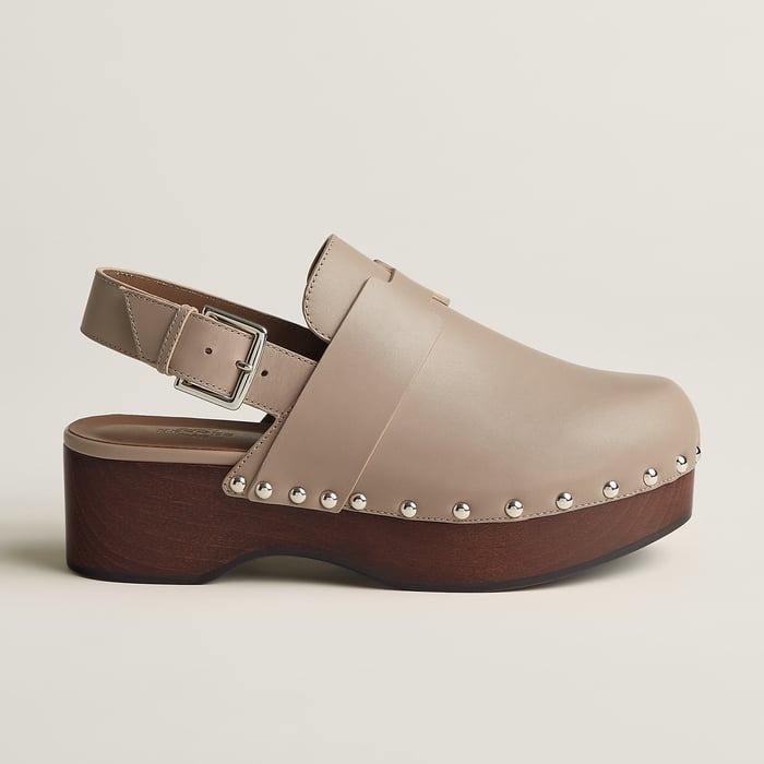 Beige Mastic Hermione Mule