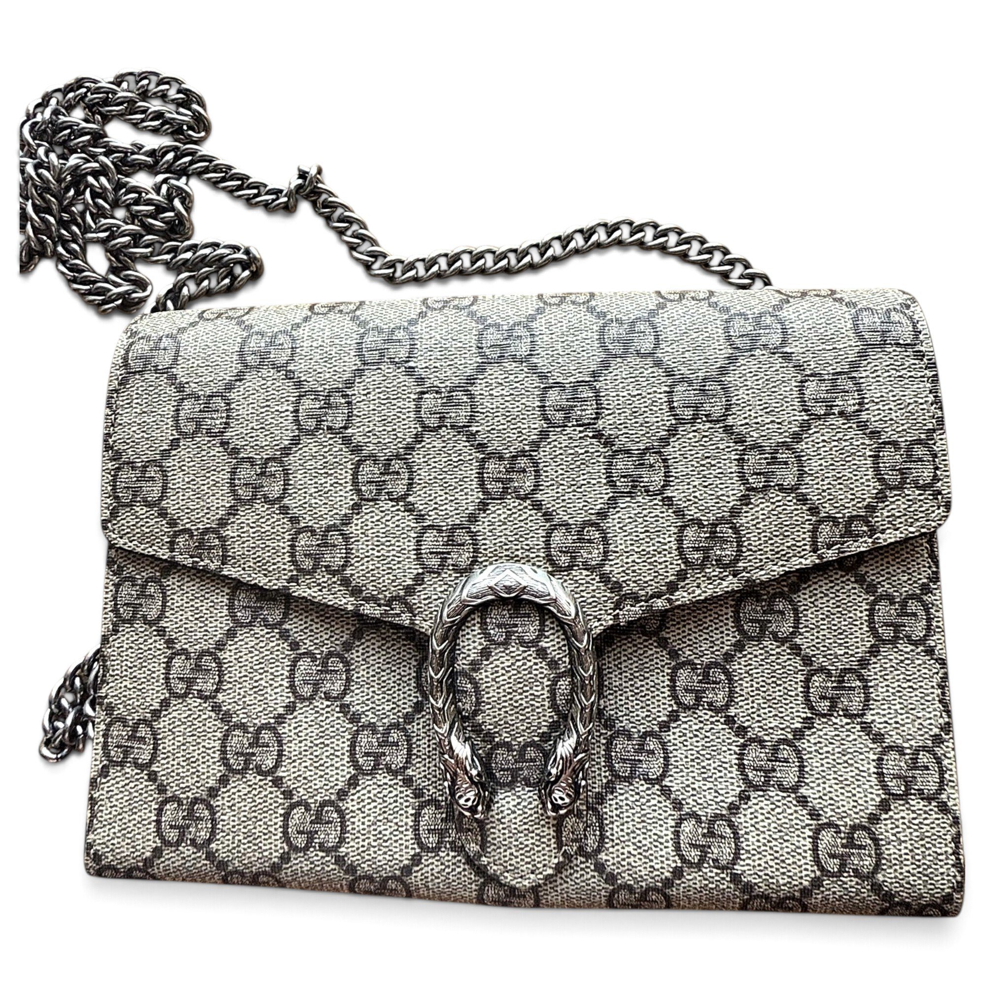 Dionysus Chain Wallet leather crossbody bag