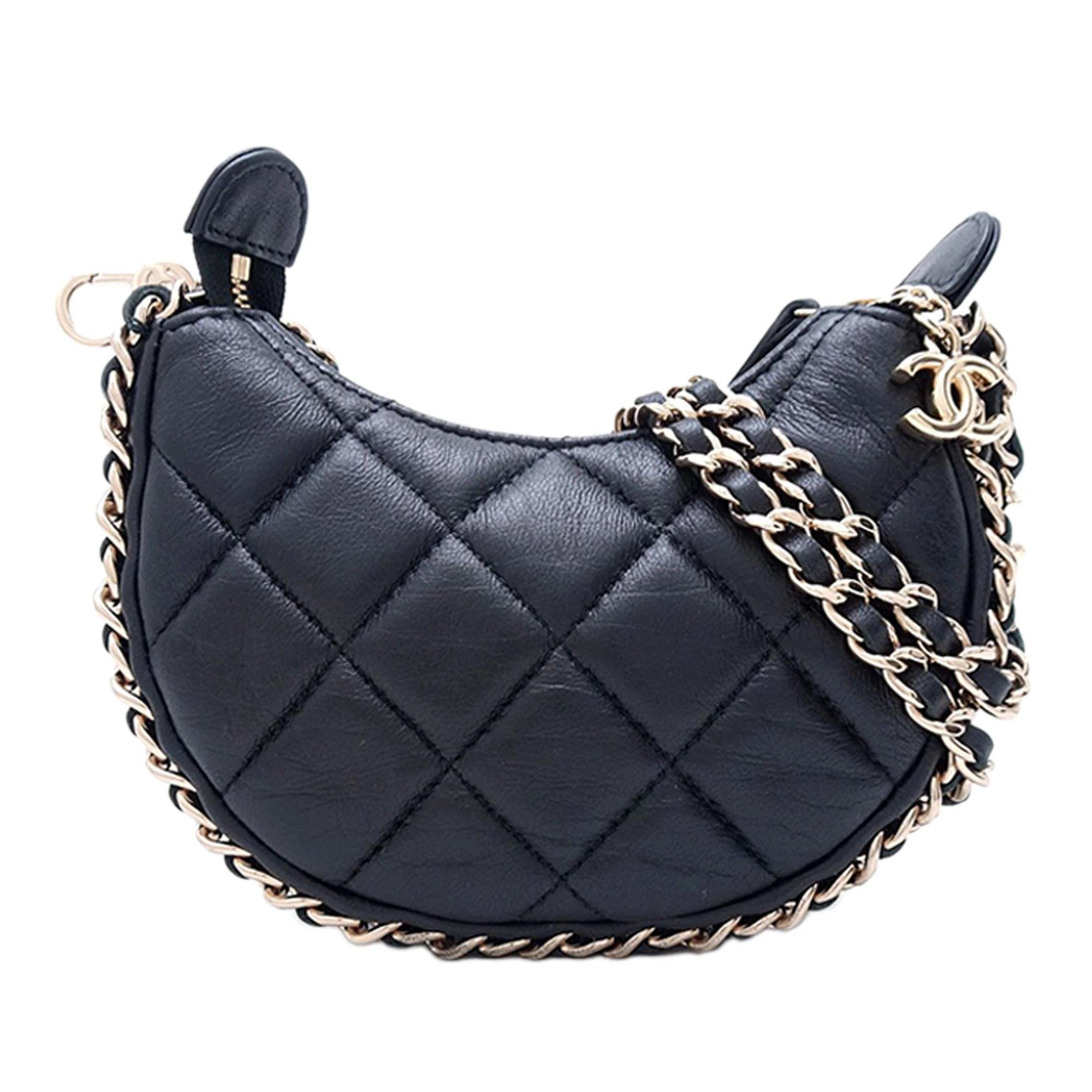 Chain Around leather crossbody bag
