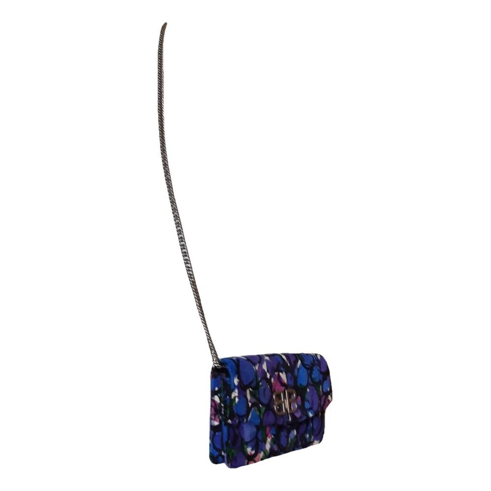 B velvet handbag