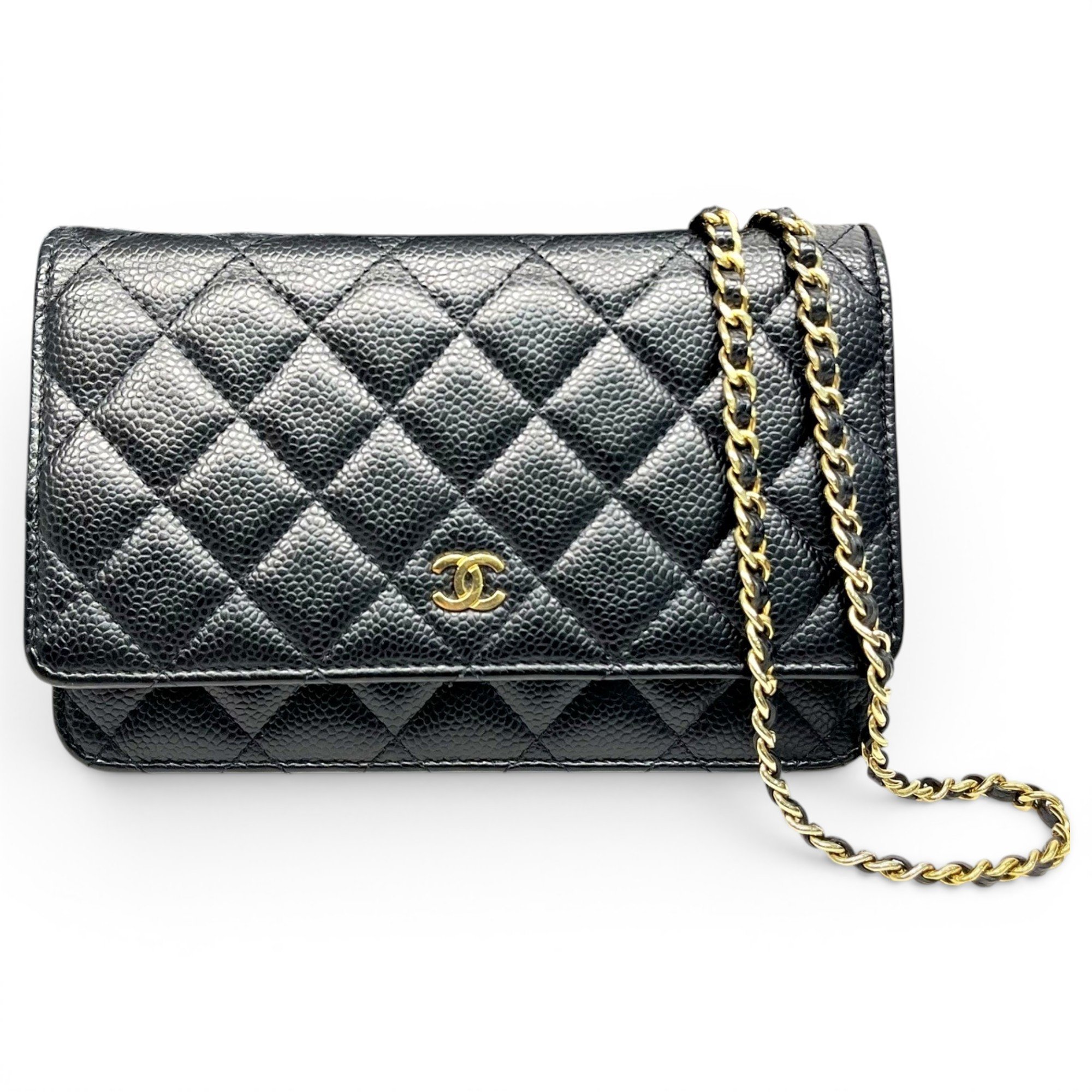 Wallet On Chain Timeless/Classique leather crossbody bag