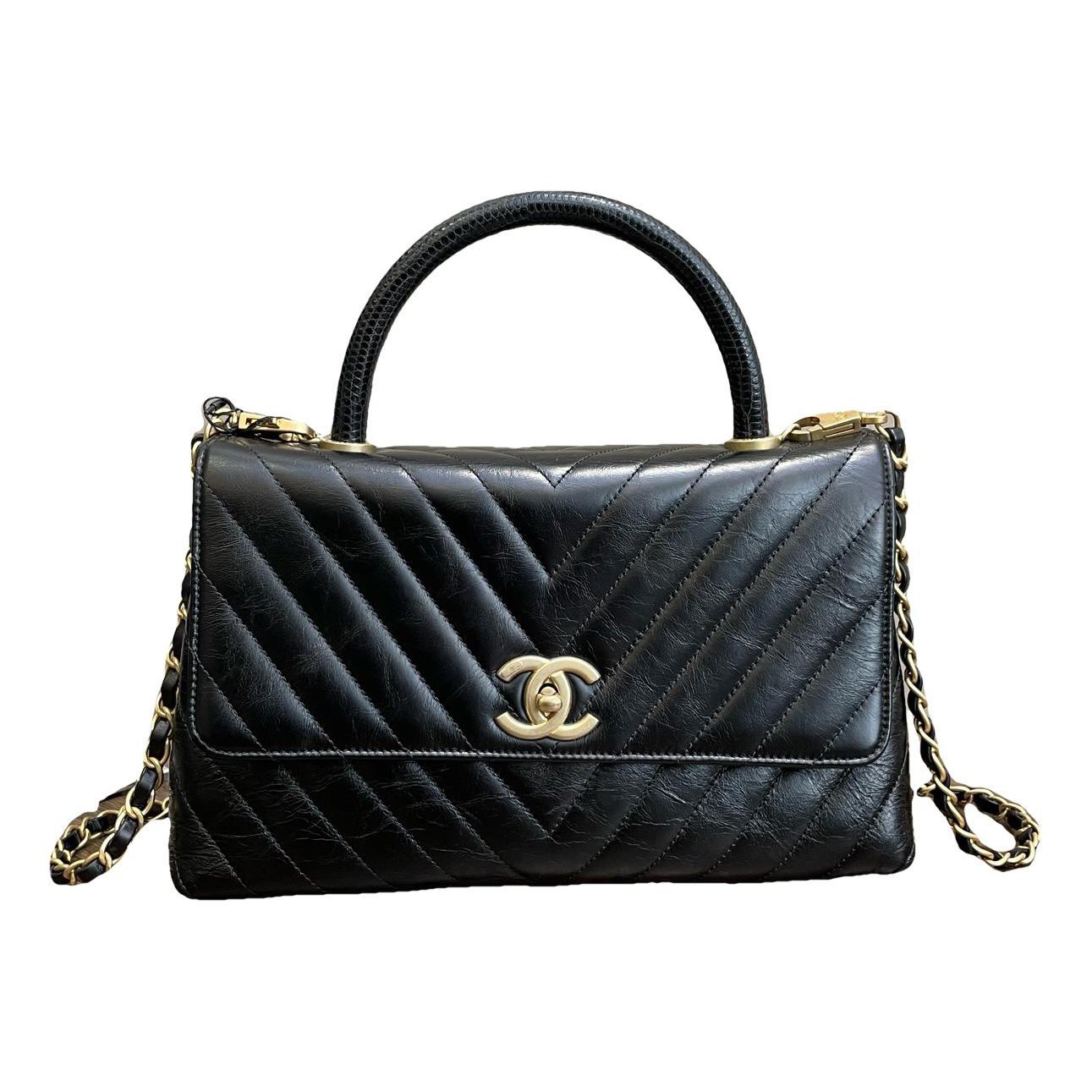 Coco Handle leather handbag