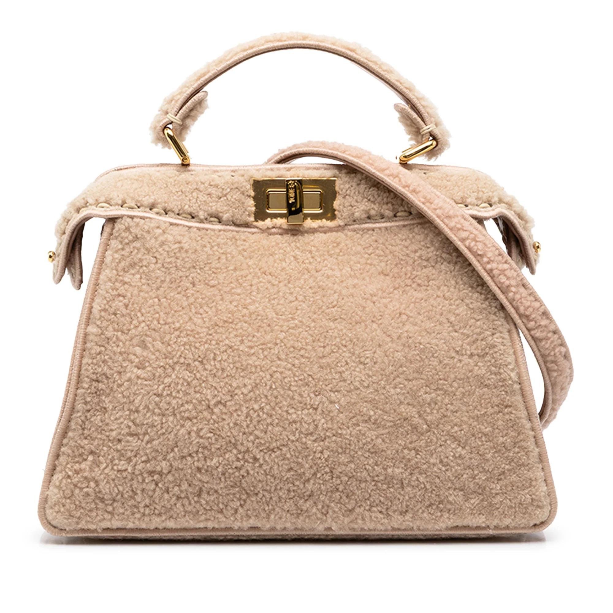 Peekaboo leather handbag