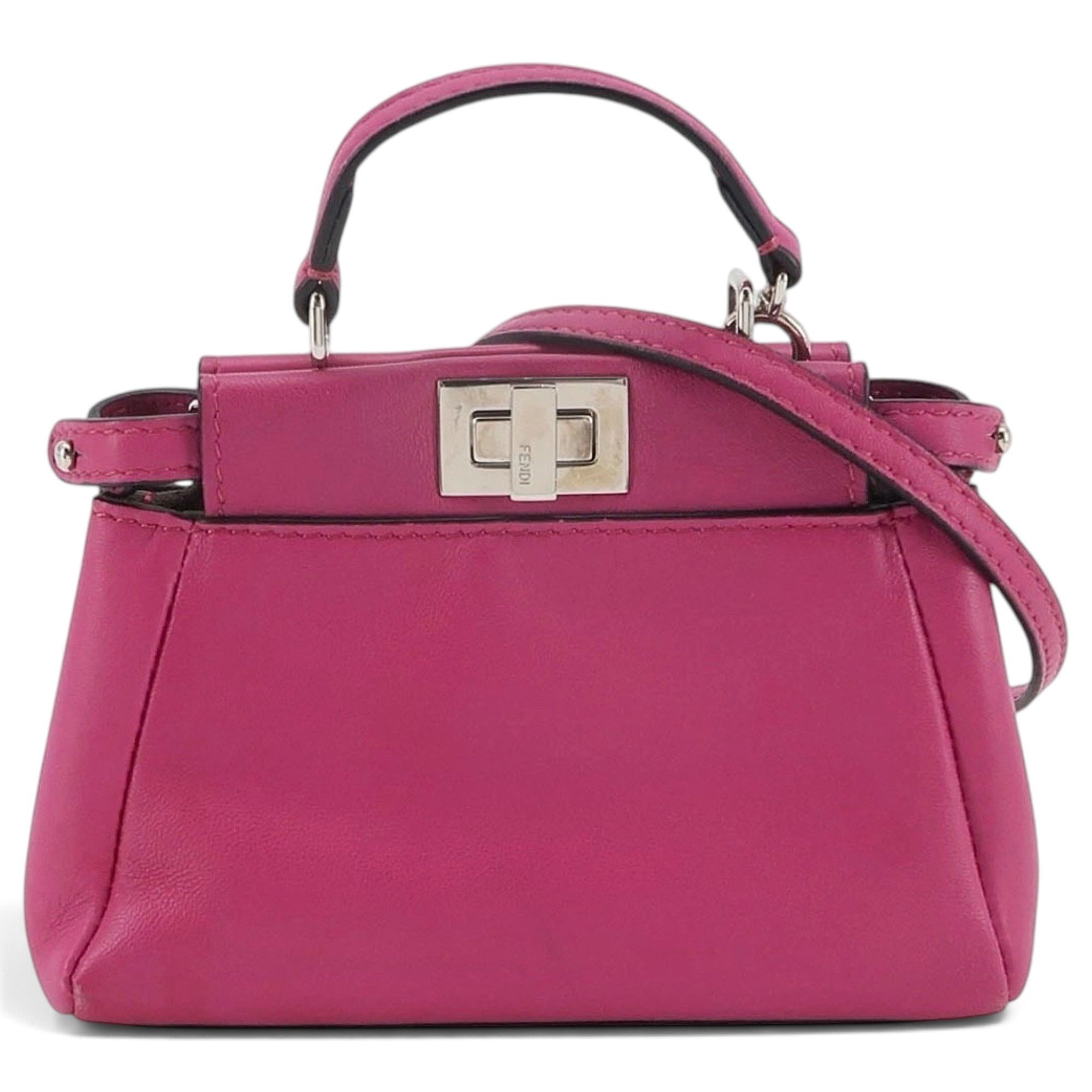 Peekaboo leather handbag
