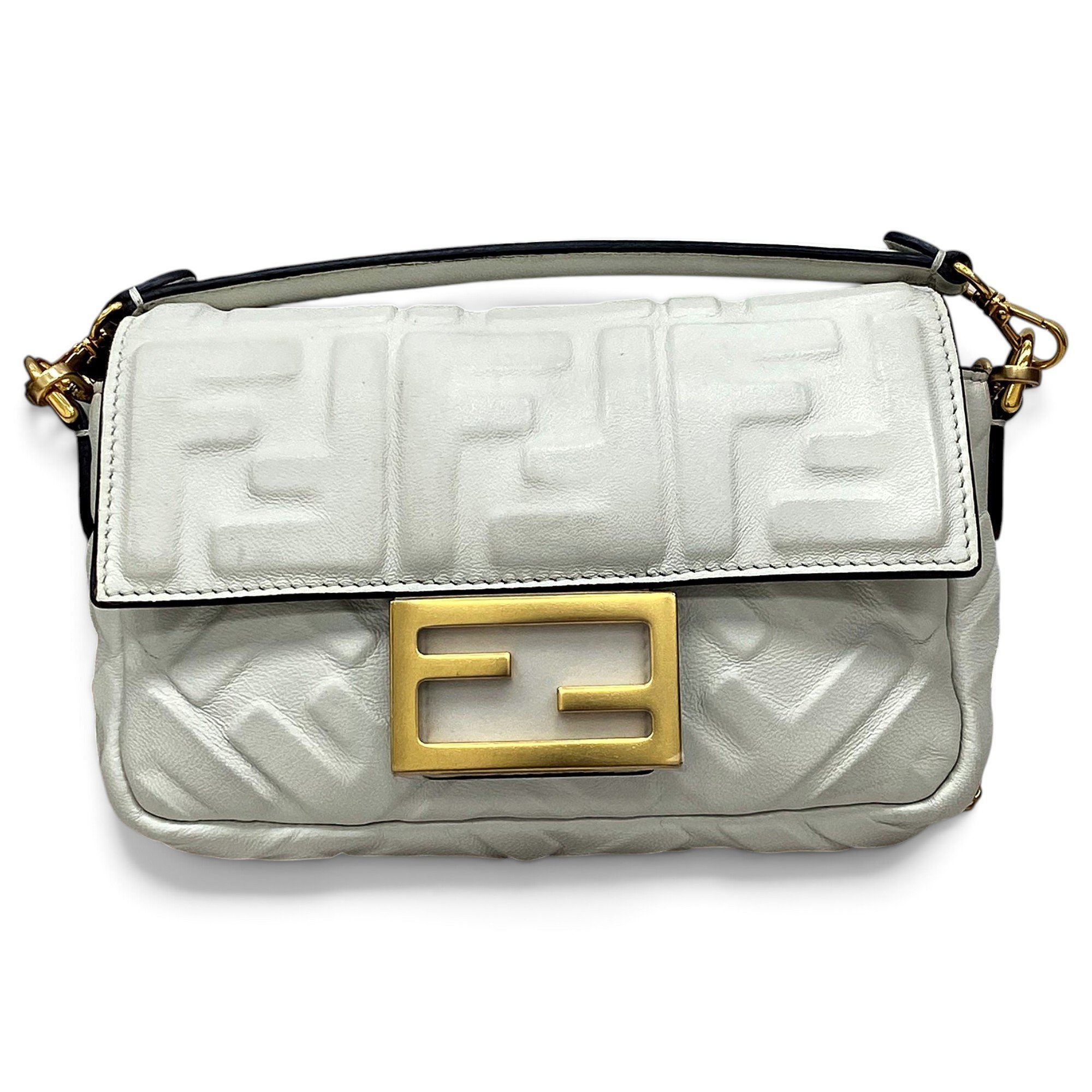 Baguette leather handbag