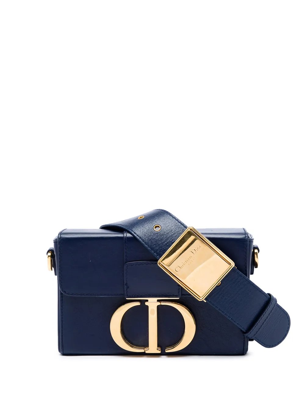 2019 Leather 30 Montaigne Box Bag crossbody bag