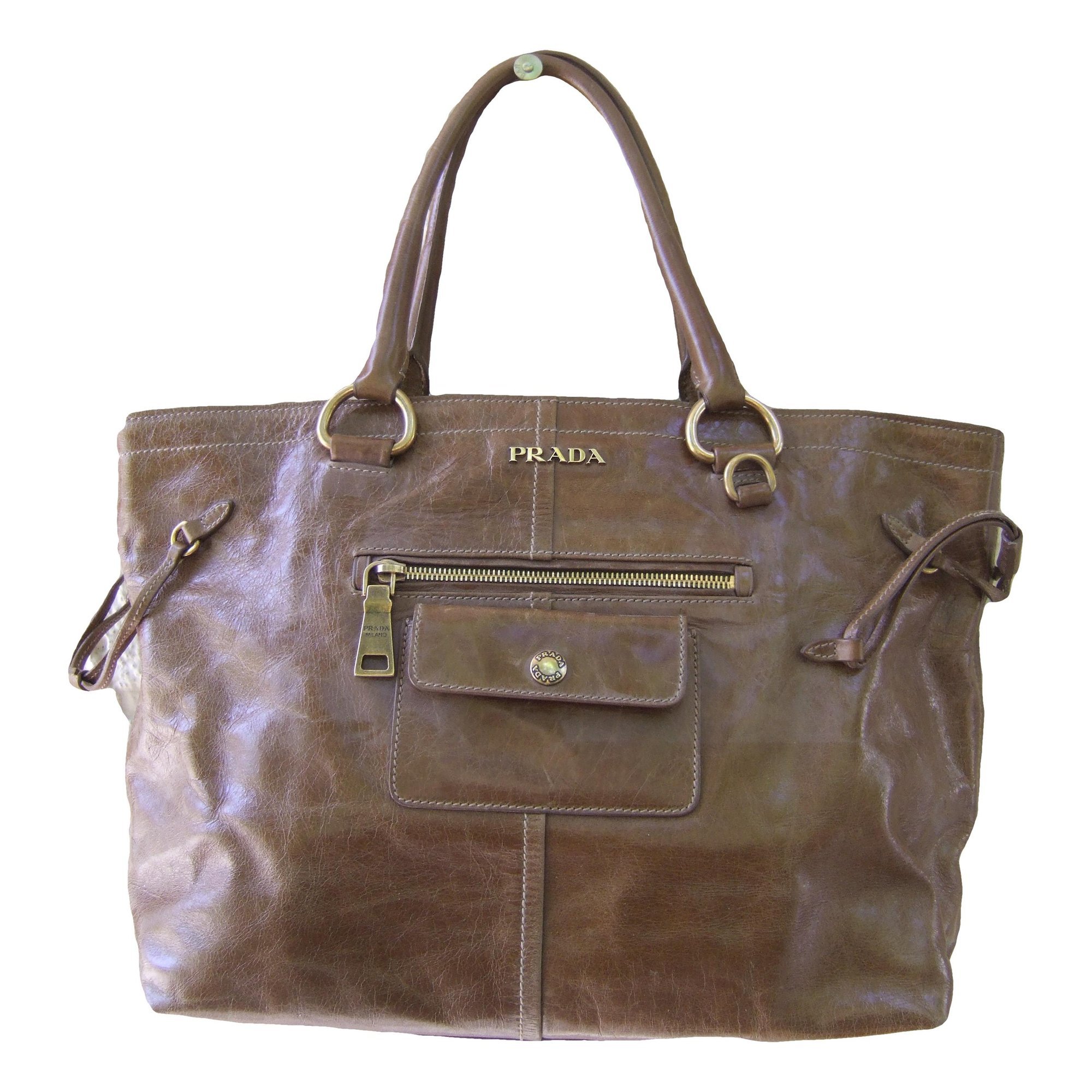 Leather handbag