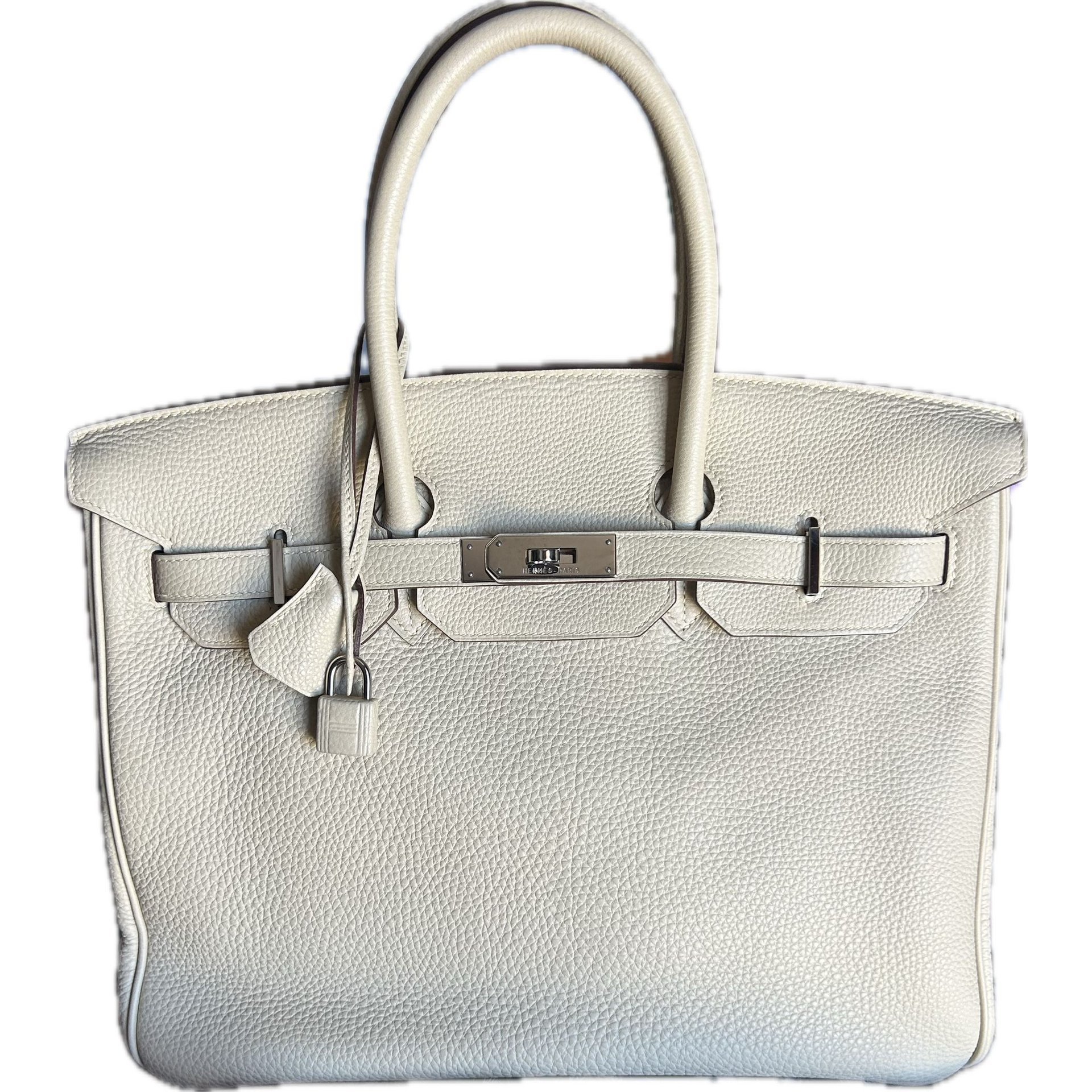 Birkin 35 leather handbag