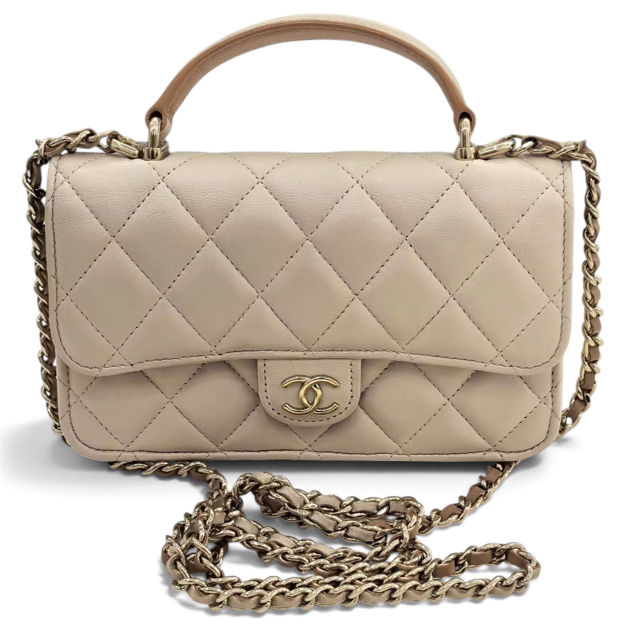Leather handbag
