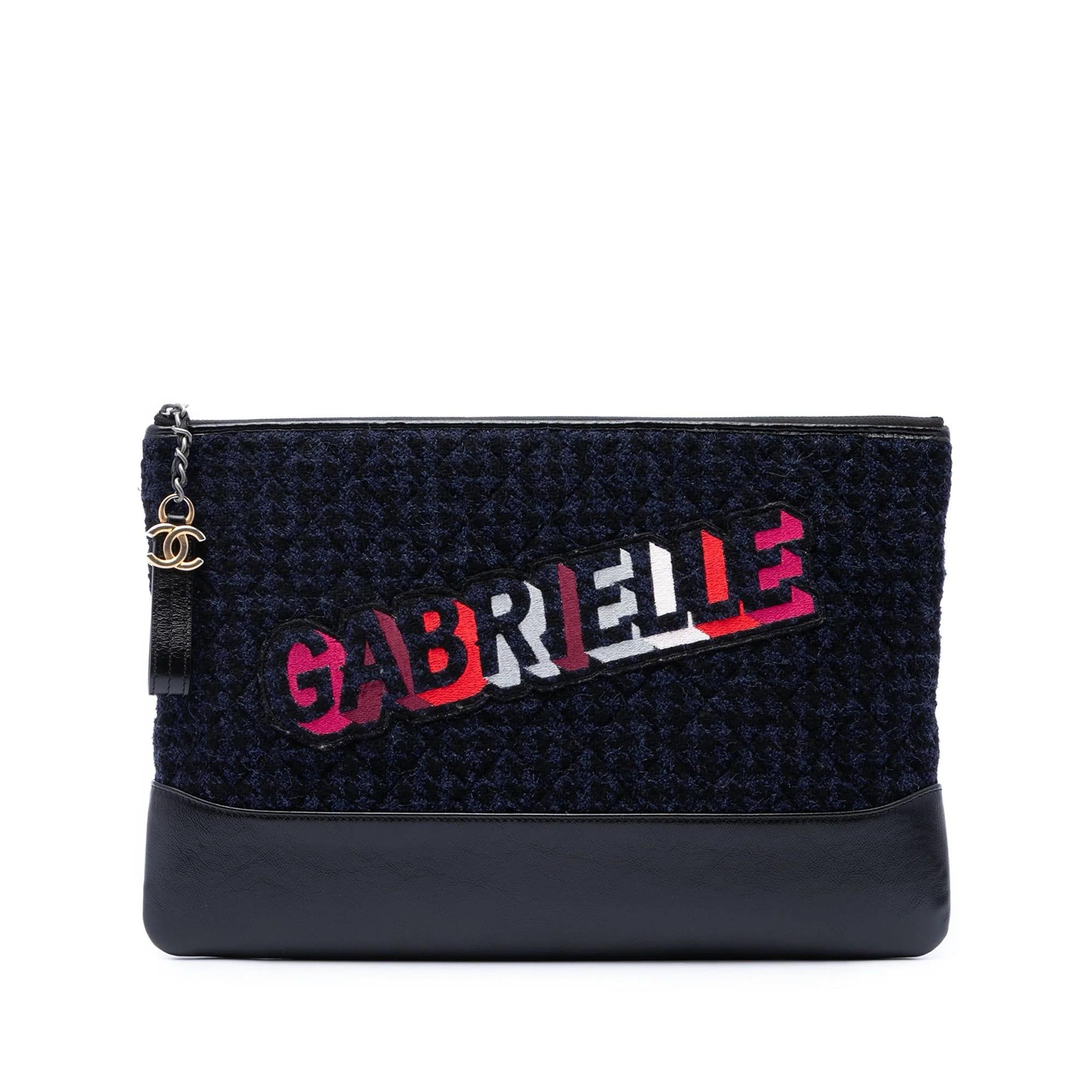 Gabrielle tweed handbag