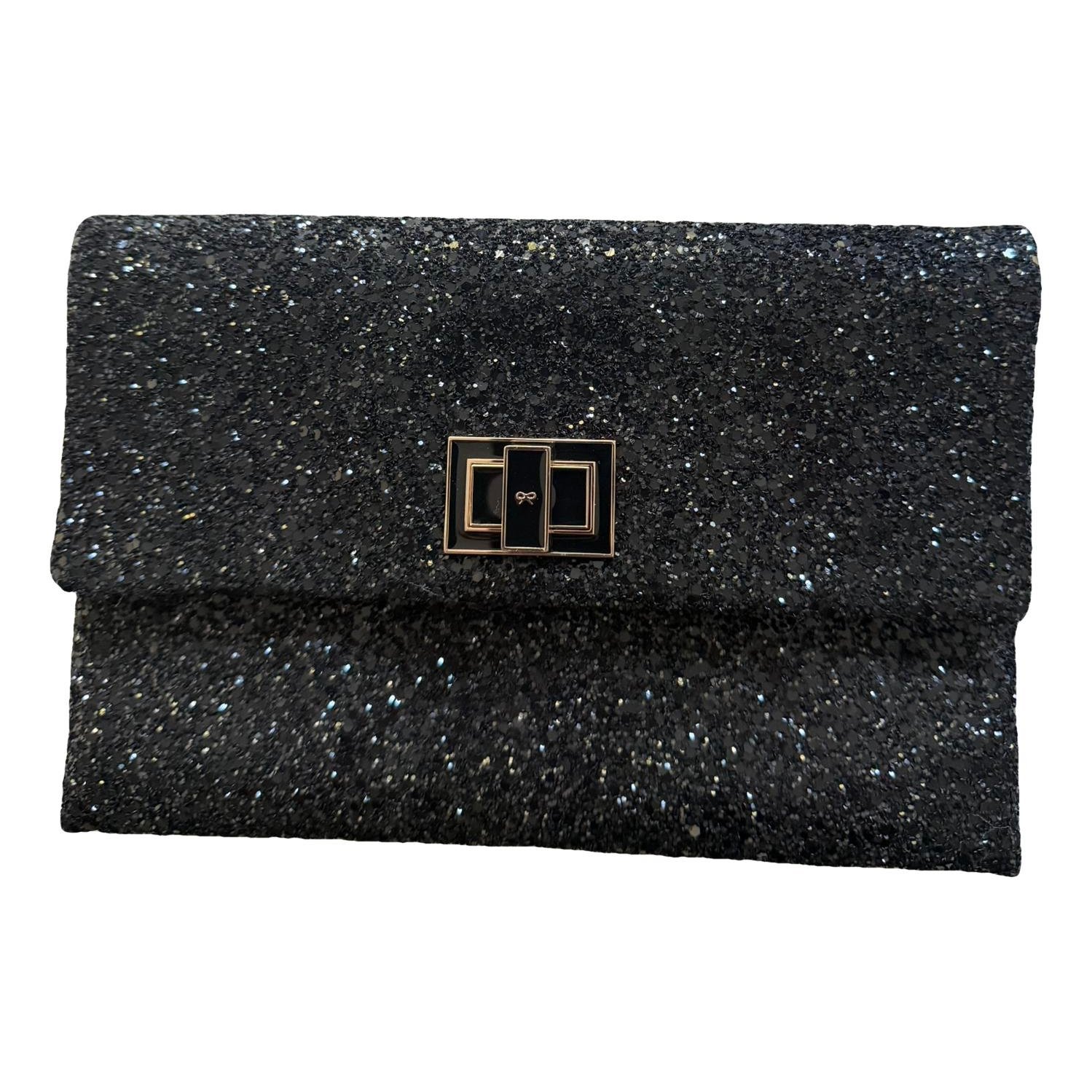 Glitter clutch bag