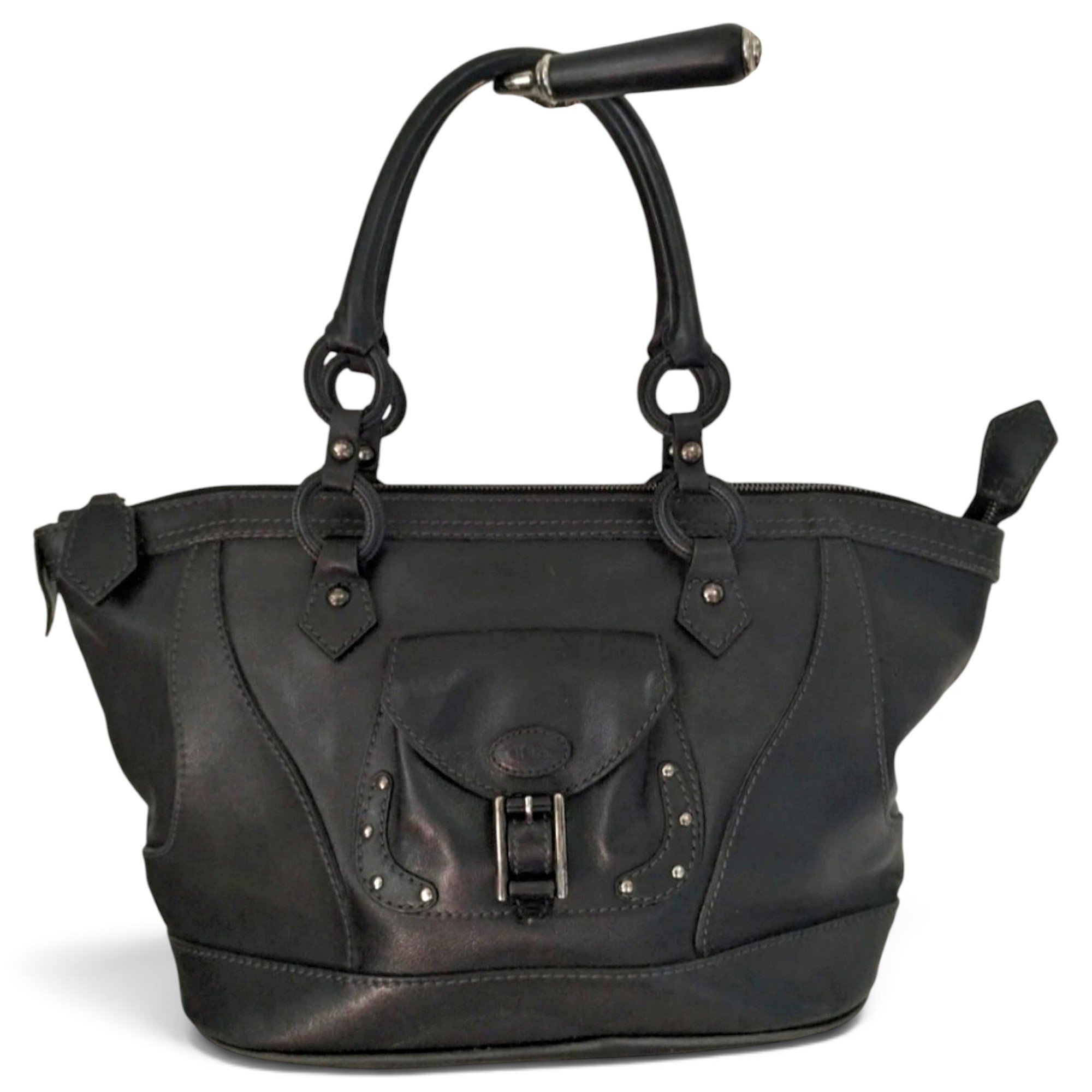 Leather handbag