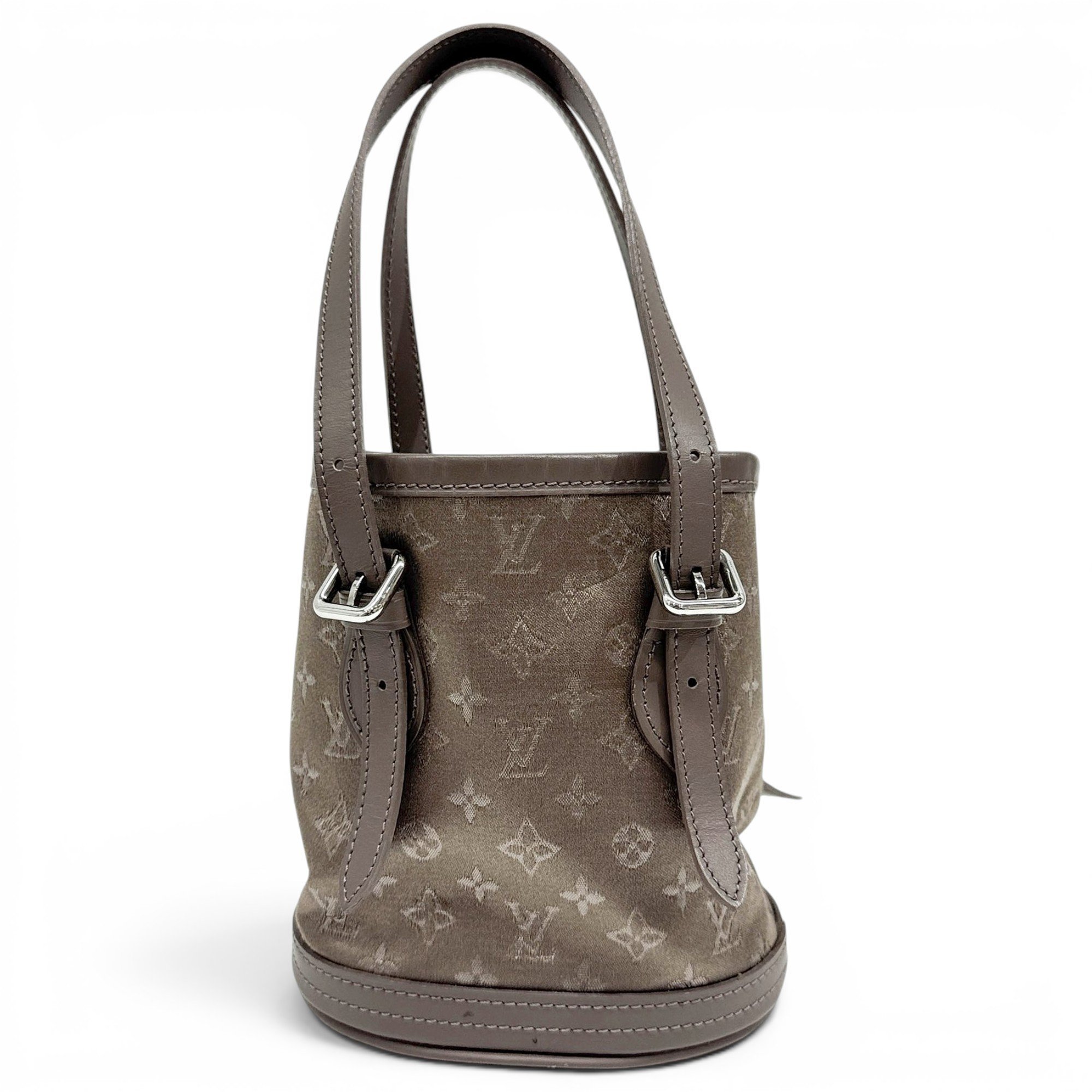 Bucket silk mini bag