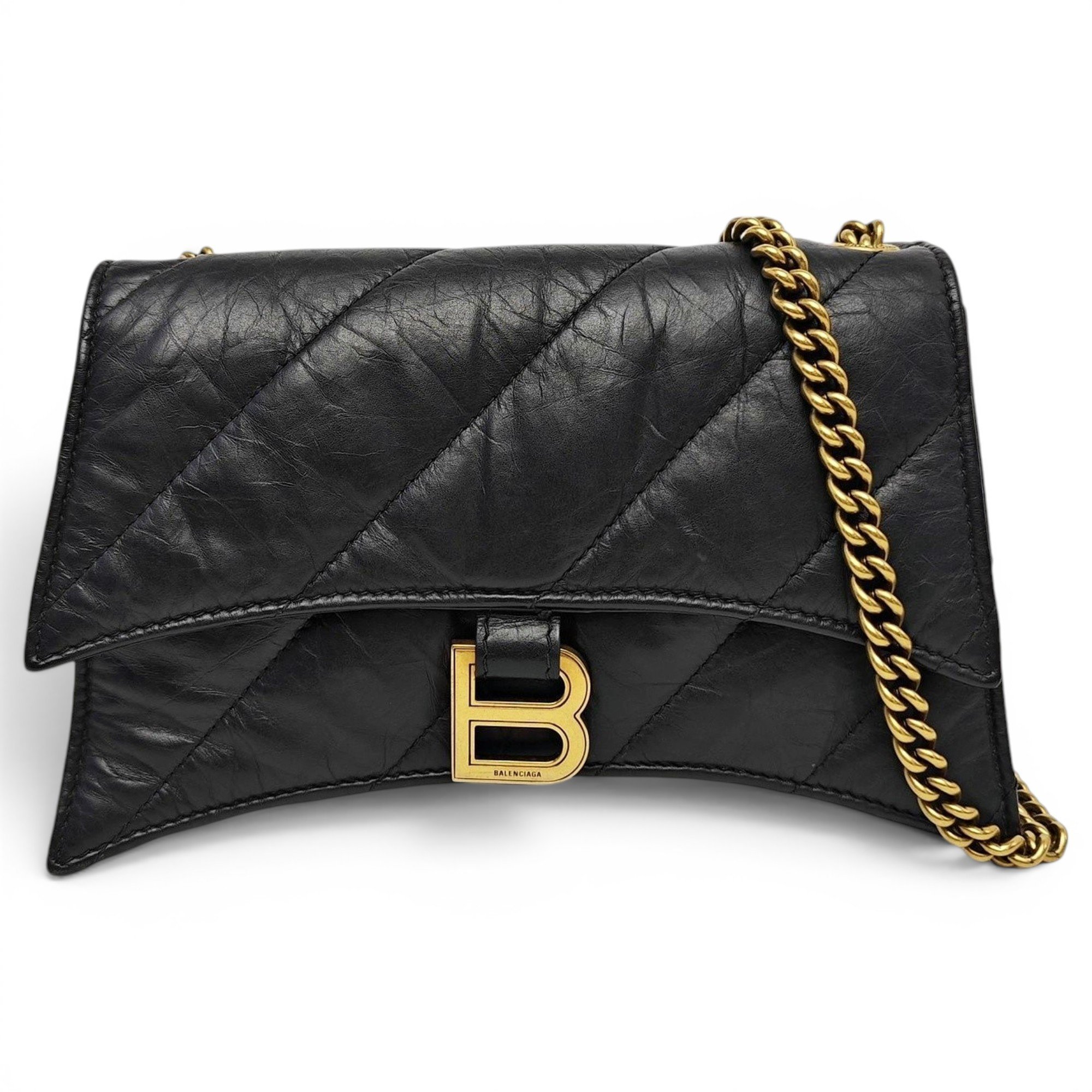 Balenciaga Crush leather handbag