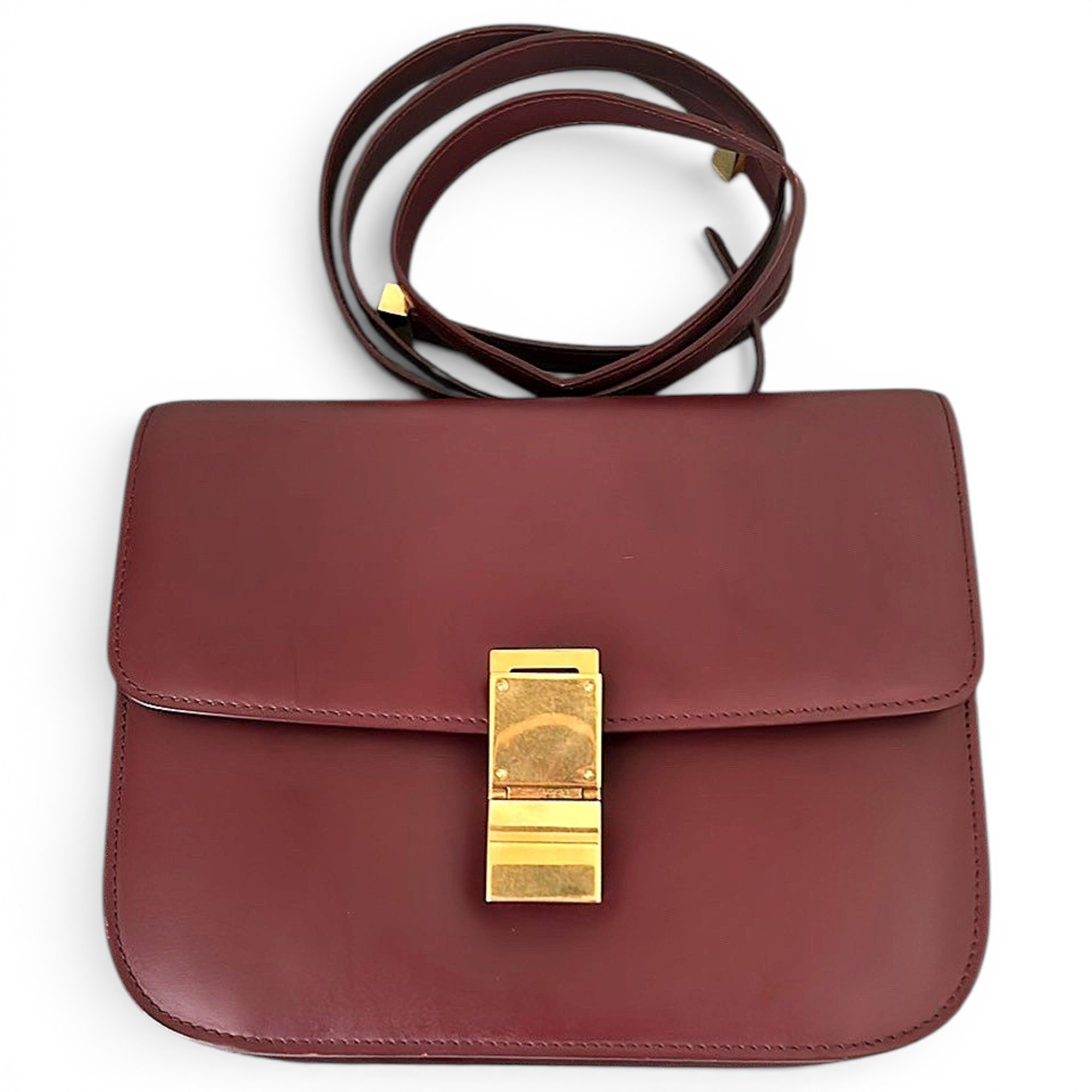 Classic leather handbag