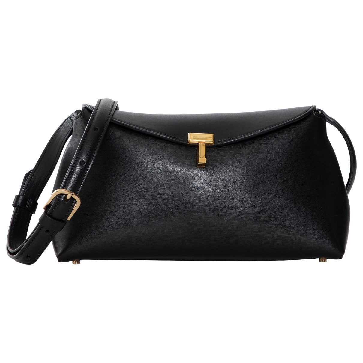 Toteme T-Lock leather crossbody bag
