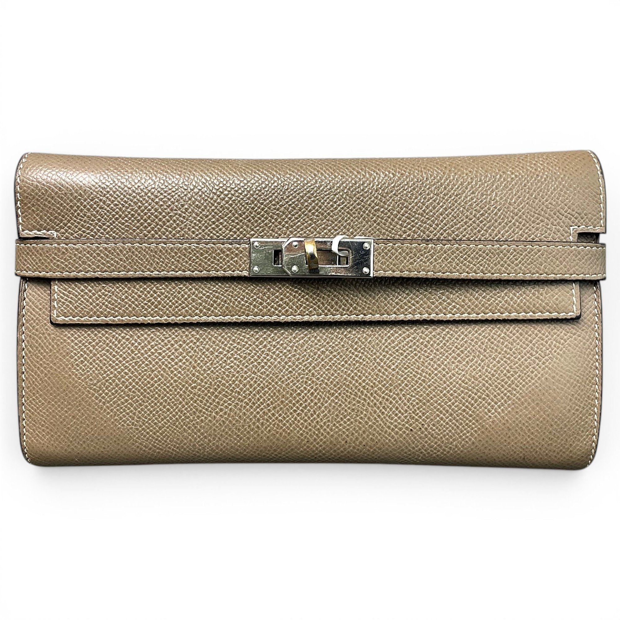 Kelly to go leather clutch bag