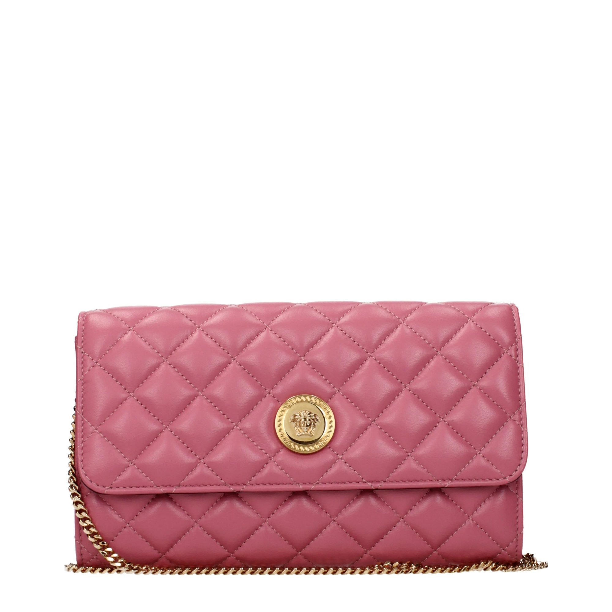 Leather clutch bag