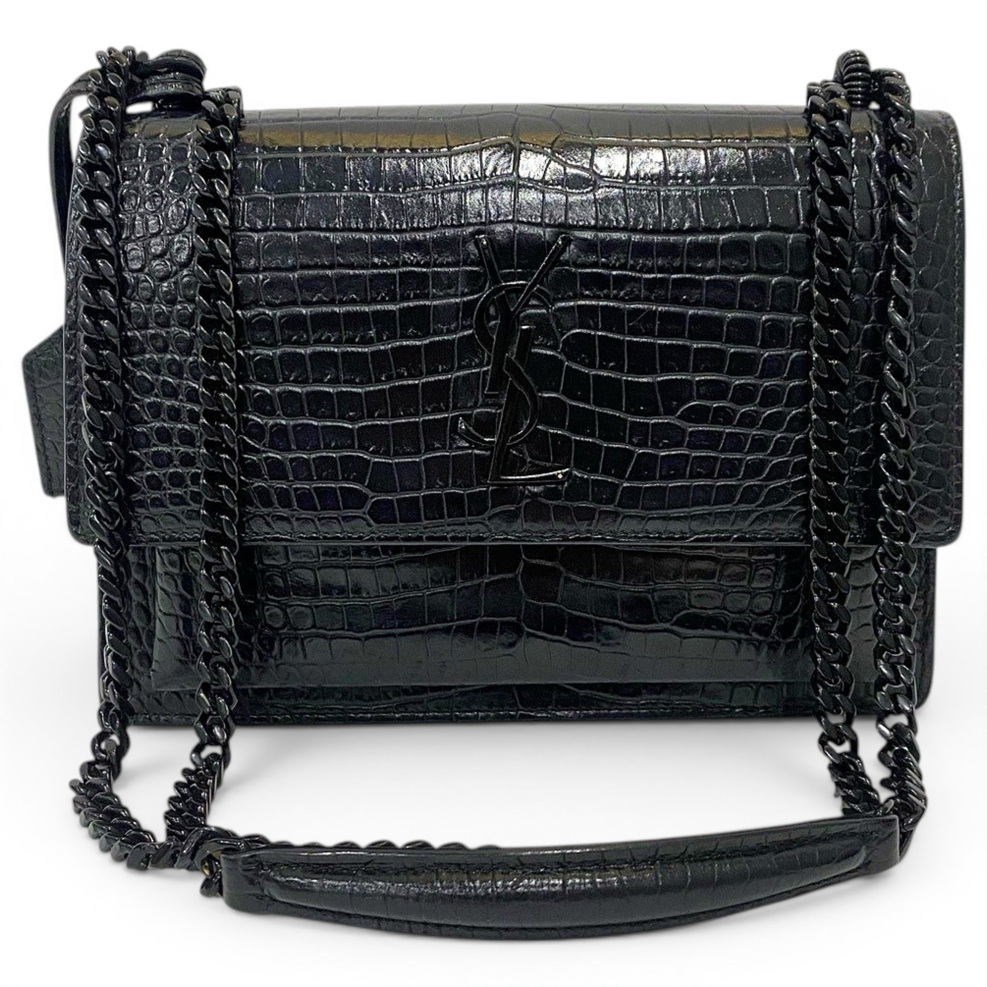 Sunset leather handbag