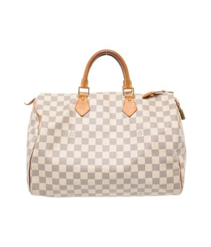 Louis Vuitton Vuitton Damier Azur Speedy 35