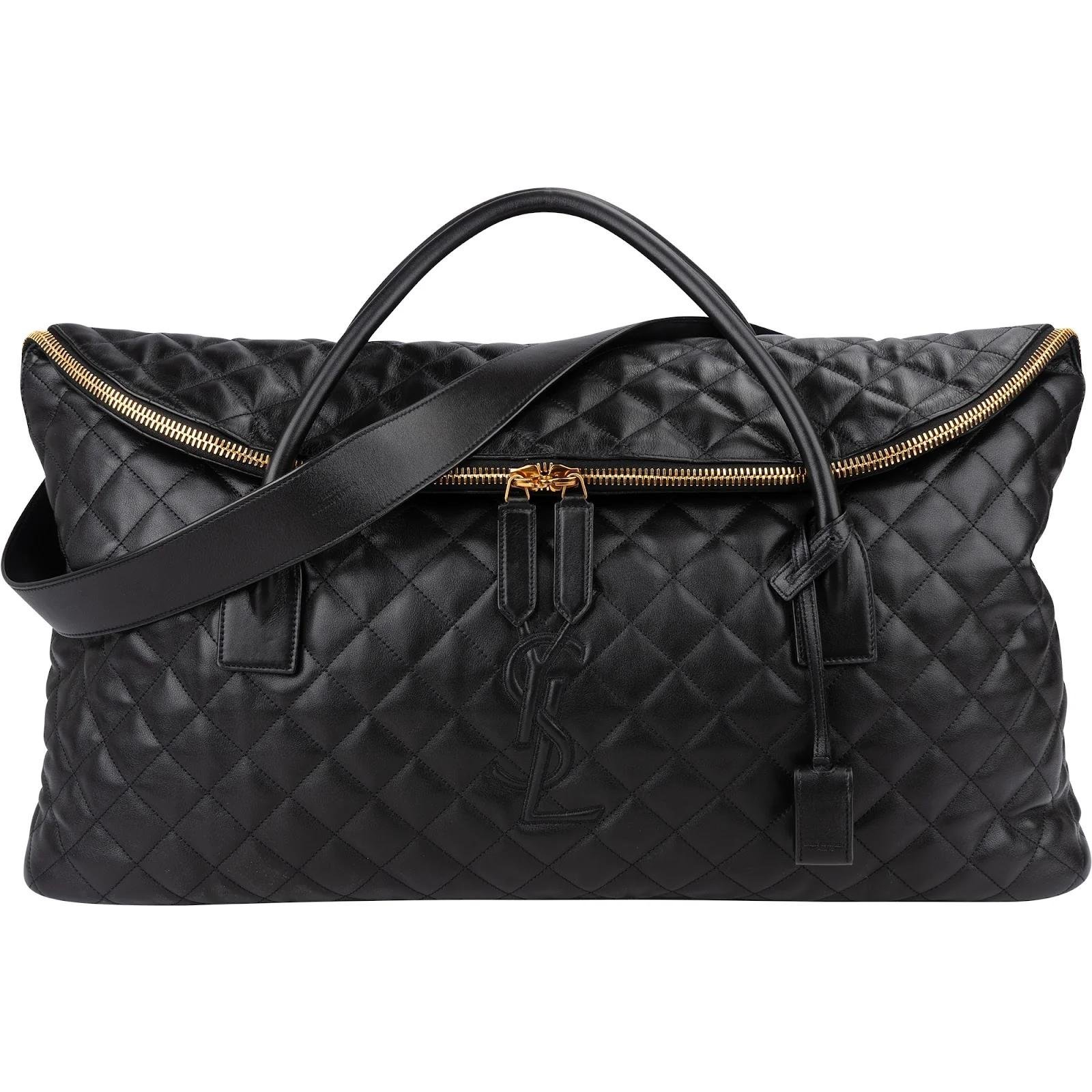 Leather travel bag