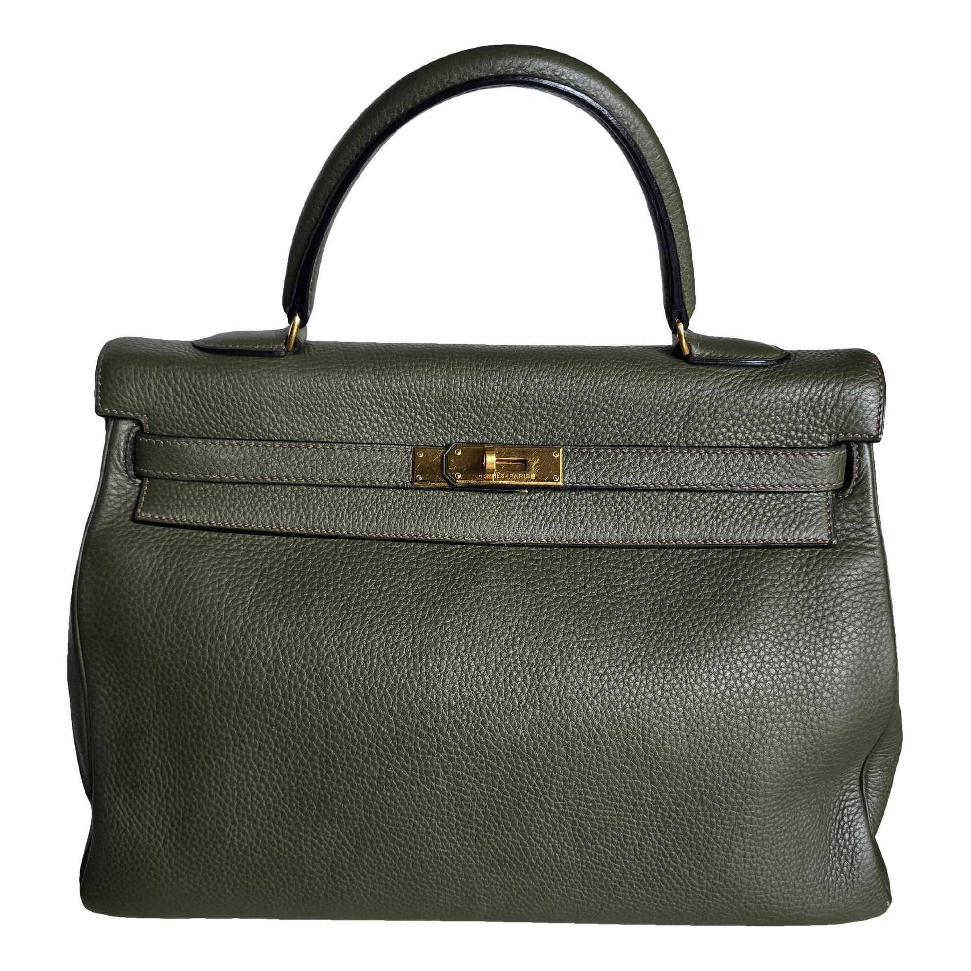 Kelly 35 leather handbag