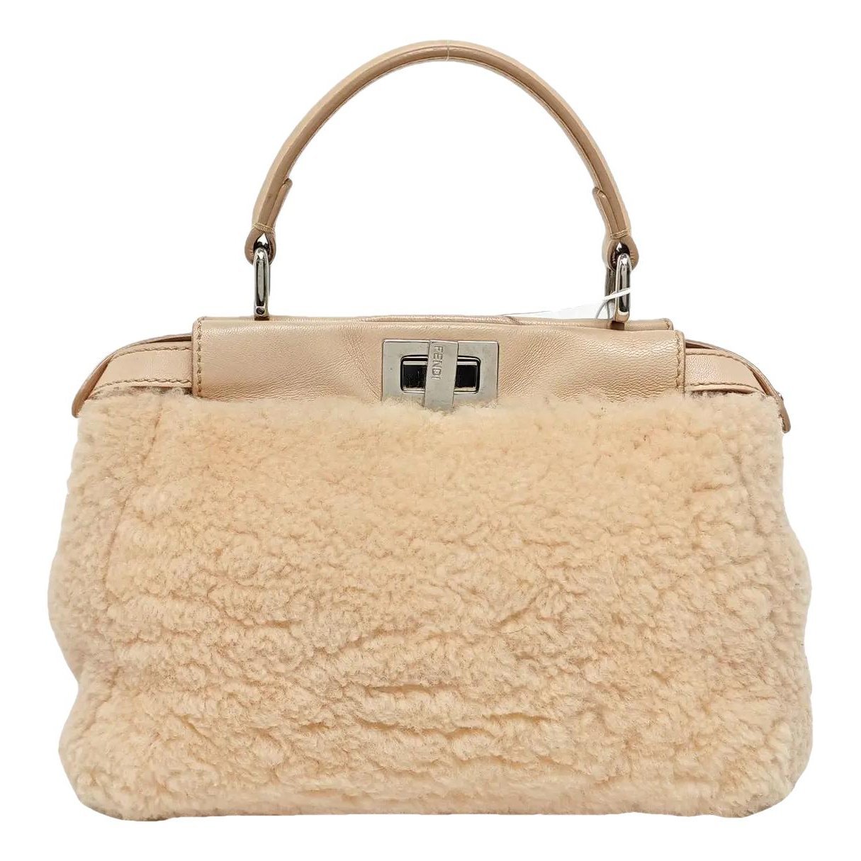 Peekaboo wool crossbody bag