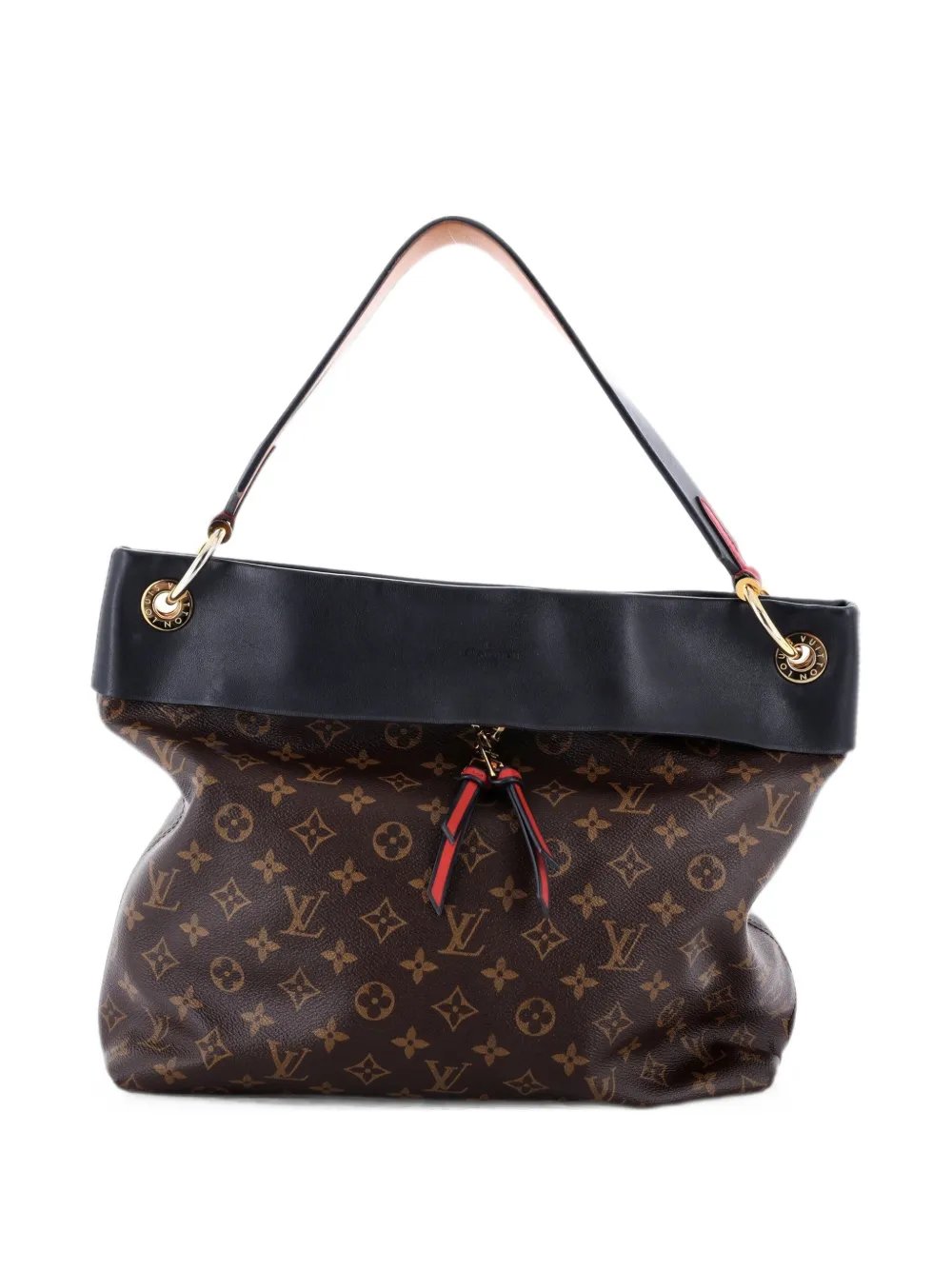 Tuileries Monogram Canvas with Leather hobo bag
